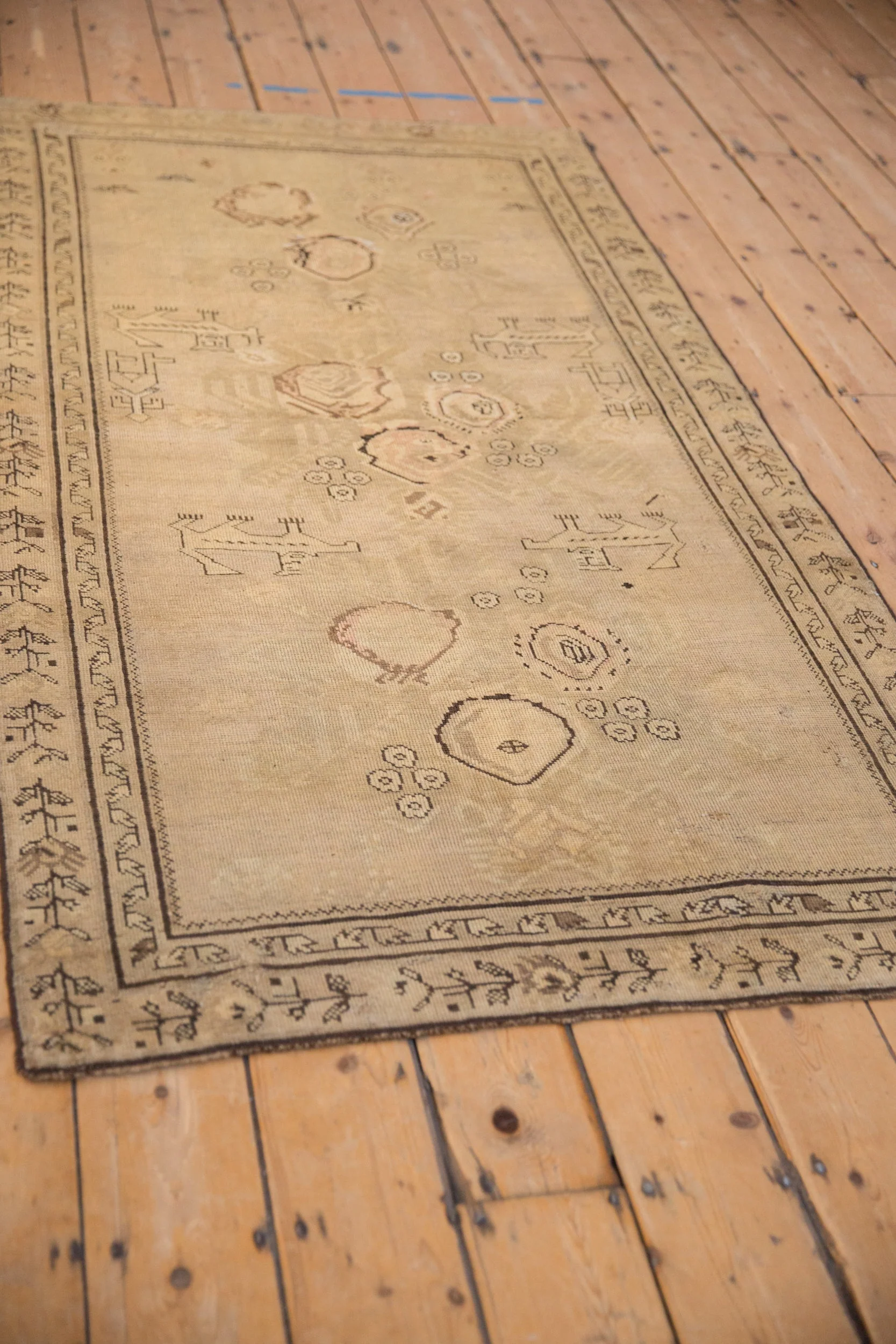 3.5x6.5 Antique Distressed Karabagh Rug - Image 6