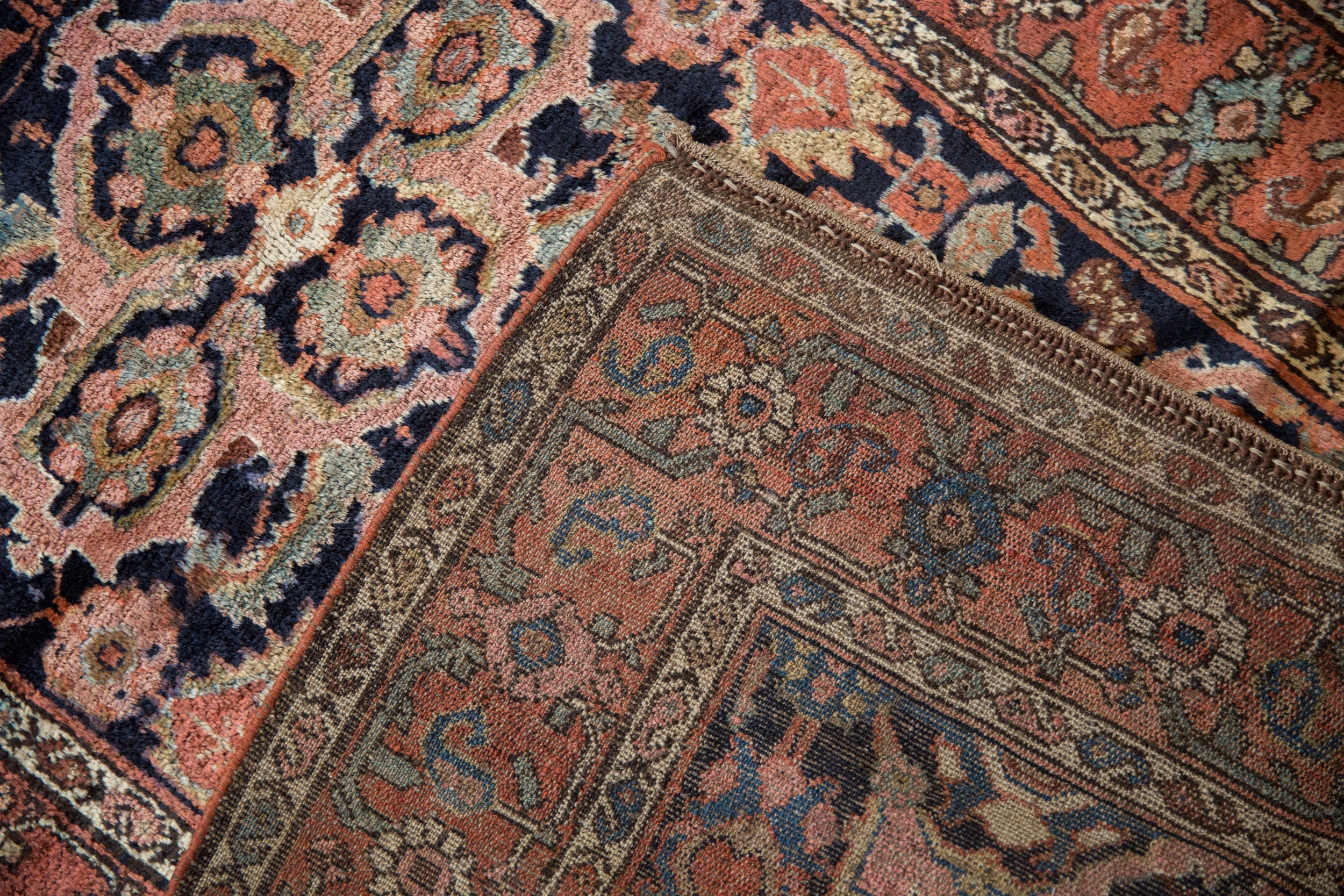 3.5x6.5 Antique Kurdish Rug - Image 10