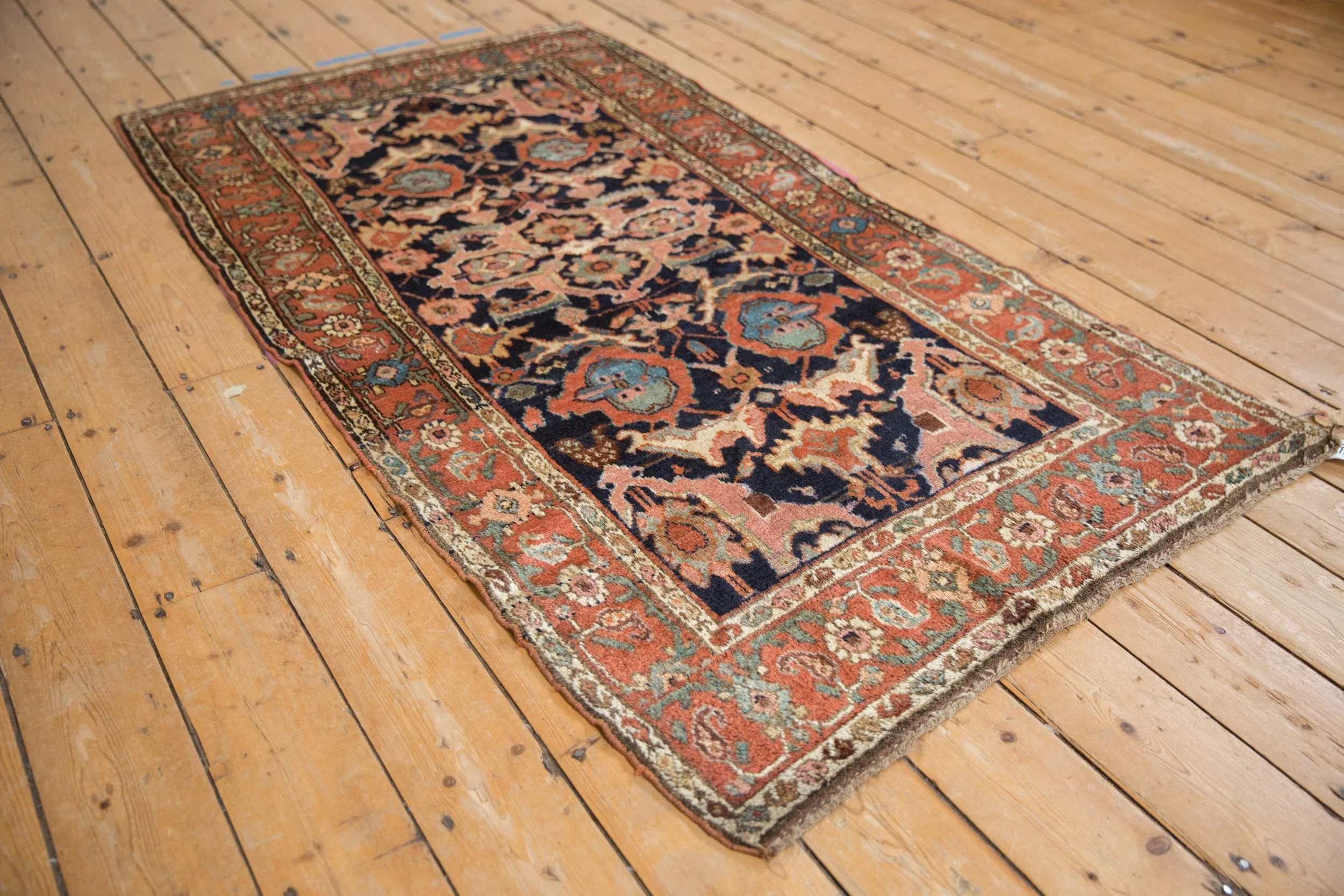 3.5x6.5 Antique Kurdish Rug - Image 4