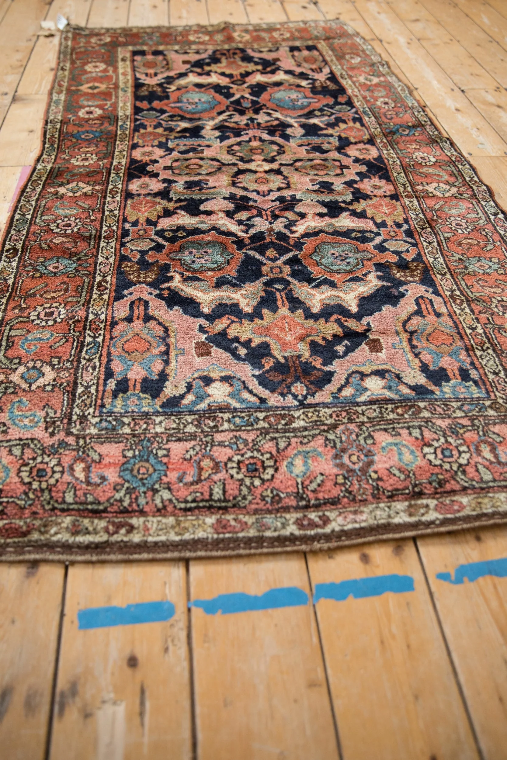 3.5x6.5 Antique Kurdish Rug - Image 7