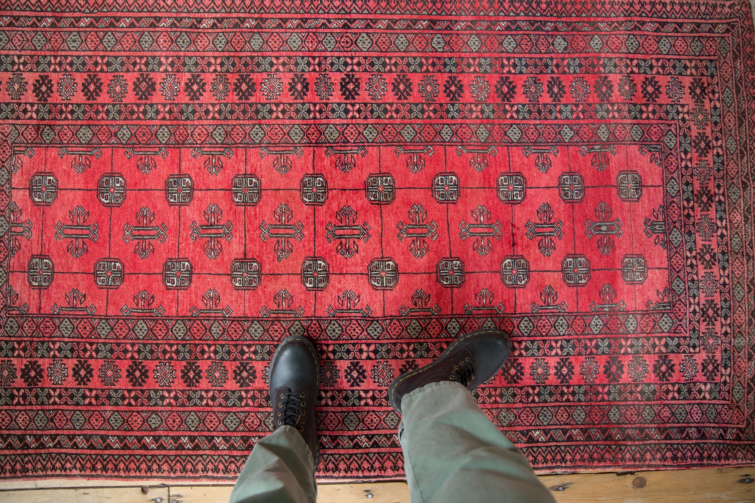 3.5x6.5 Vintage Daulatabad Rug - Image 2