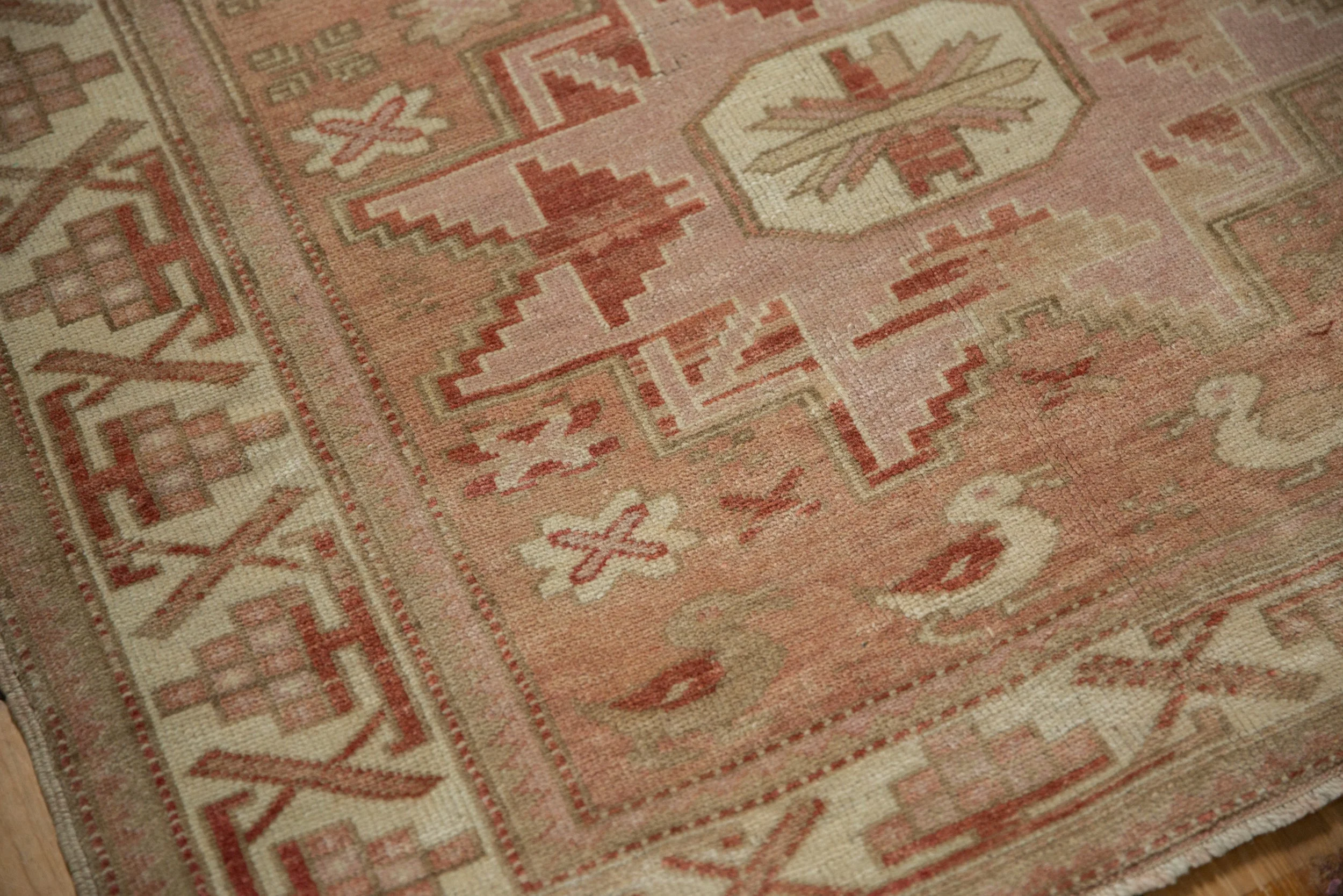 3.5x6.5 Vintage Distressed Anatolian Rug - Image 7
