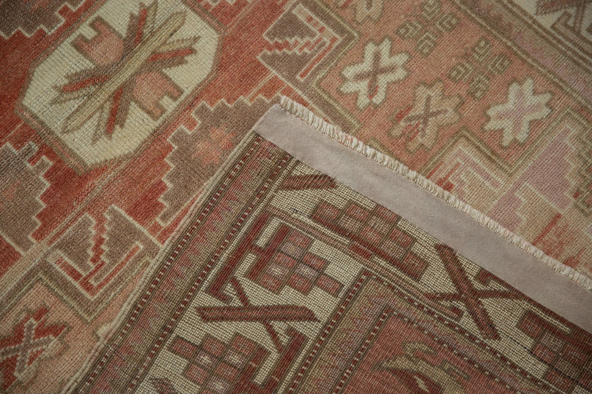 3.5x6.5 Vintage Distressed Anatolian Rug - Image 9