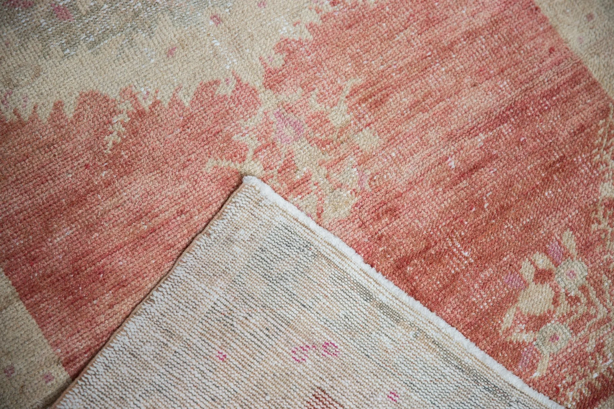 3.5x6.5 Vintage Distressed Oushak Rug - Image 11
