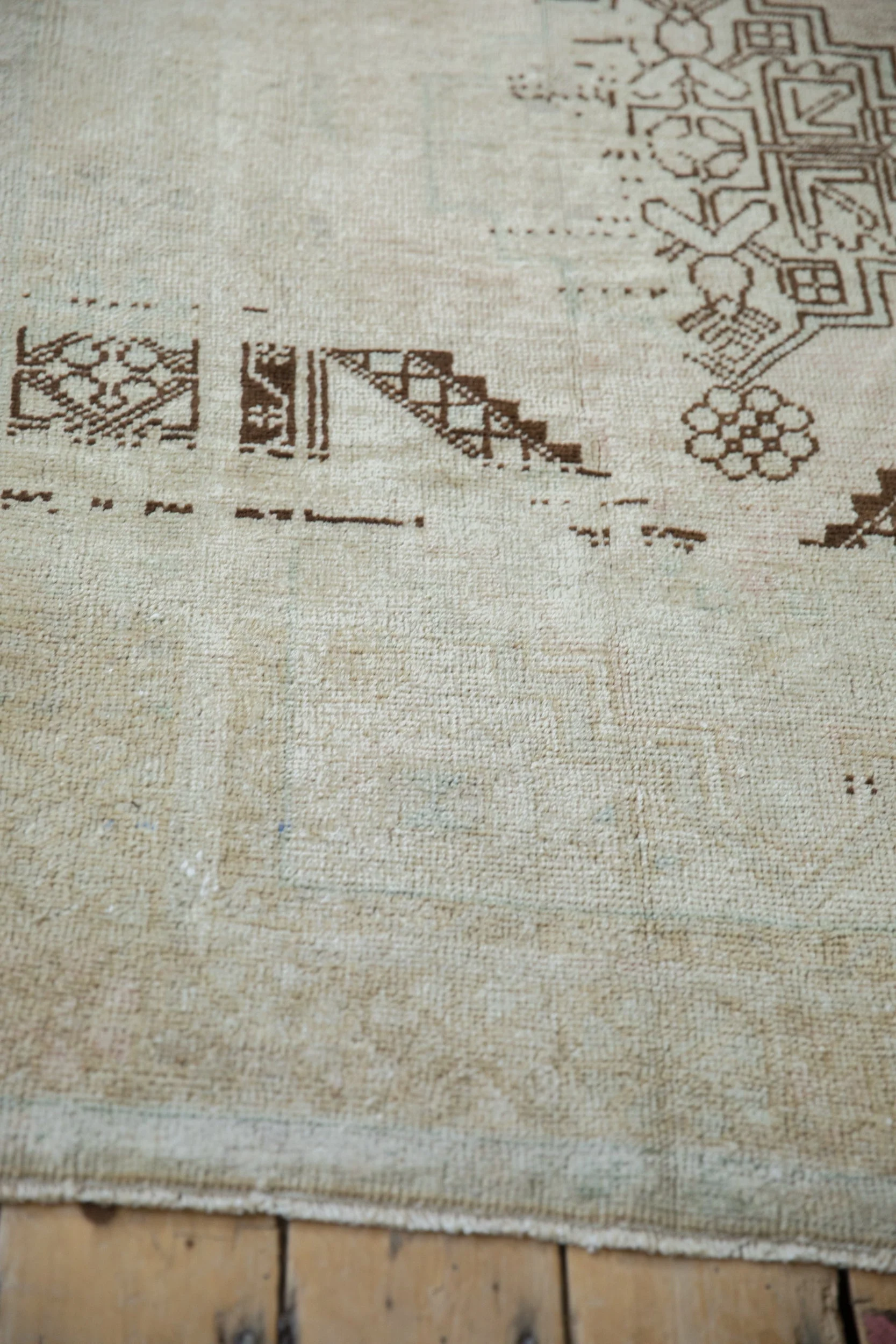 3.5x6.5 Vintage Distressed Oushak Rug - Image 7