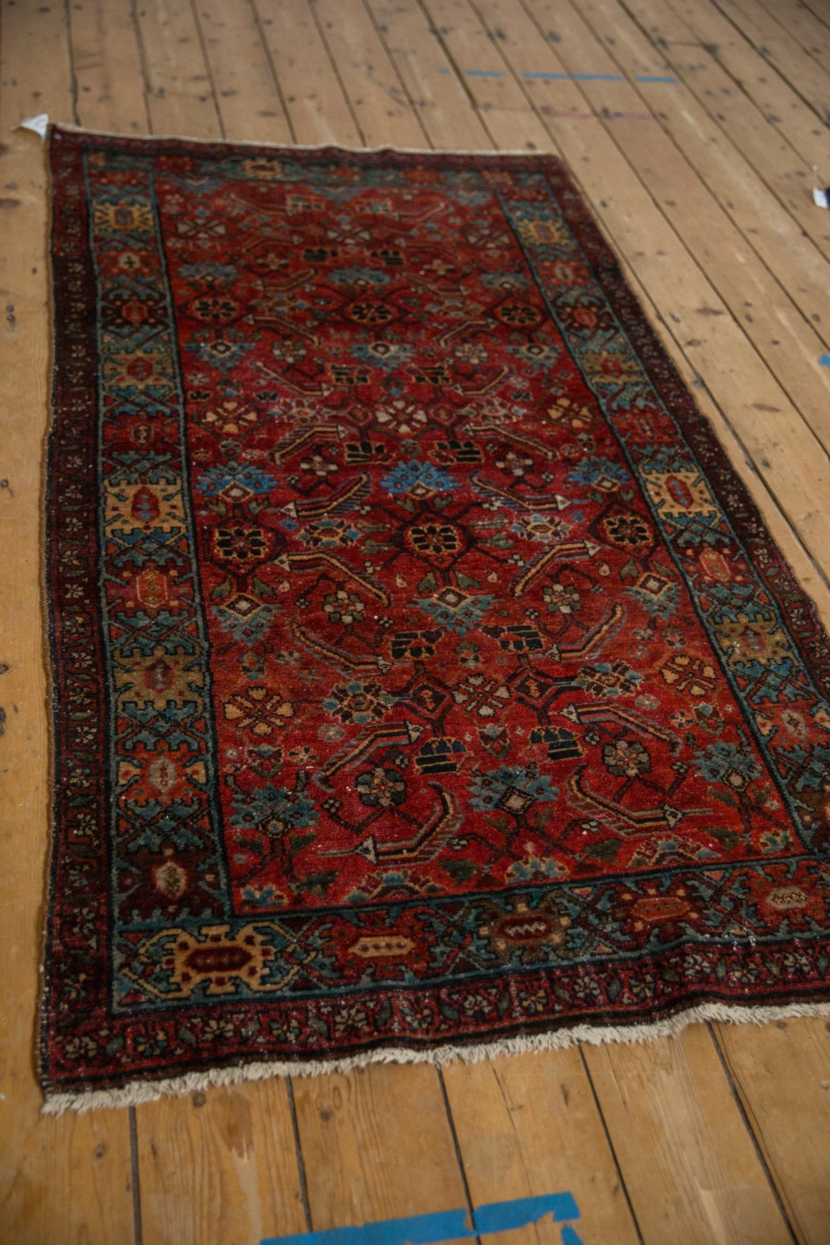 3.5x6.5 Vintage Fine Hamadan Rug - Image 3
