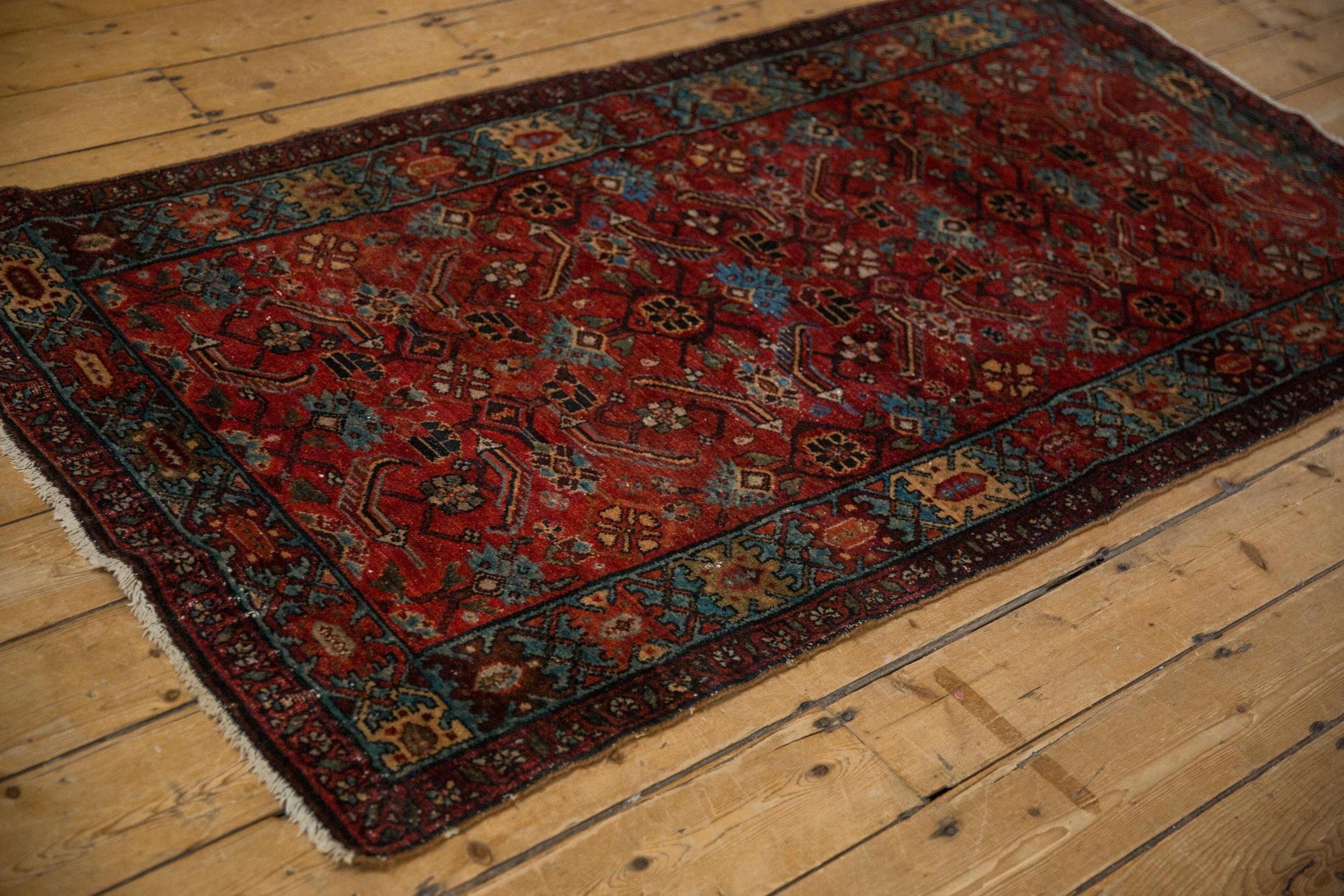 3.5x6.5 Vintage Fine Hamadan Rug - Image 4