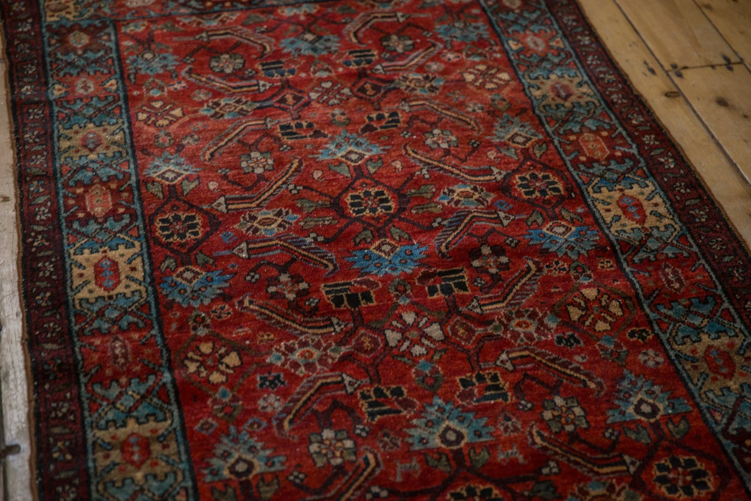 3.5x6.5 Vintage Fine Hamadan Rug - Image 6