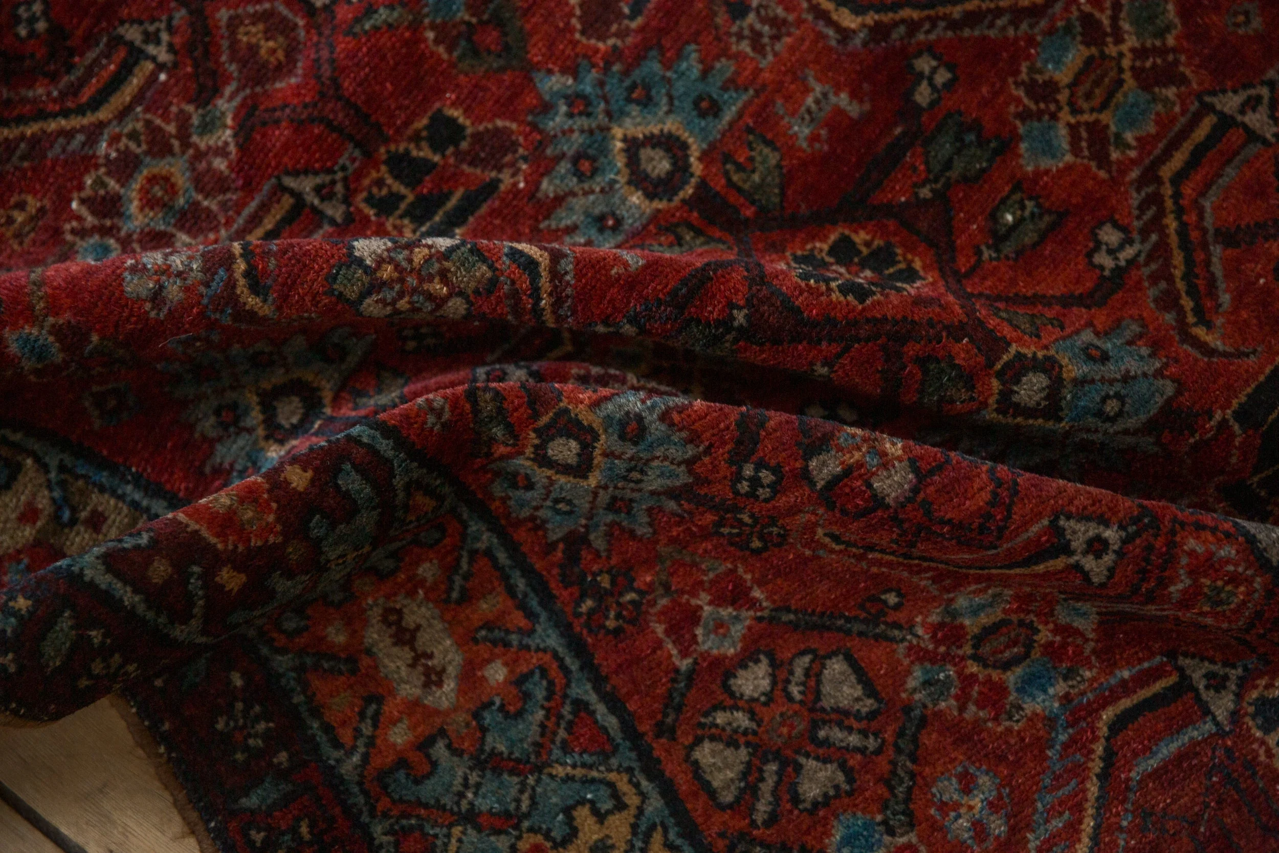 3.5x6.5 Vintage Fine Hamadan Rug - Image 7