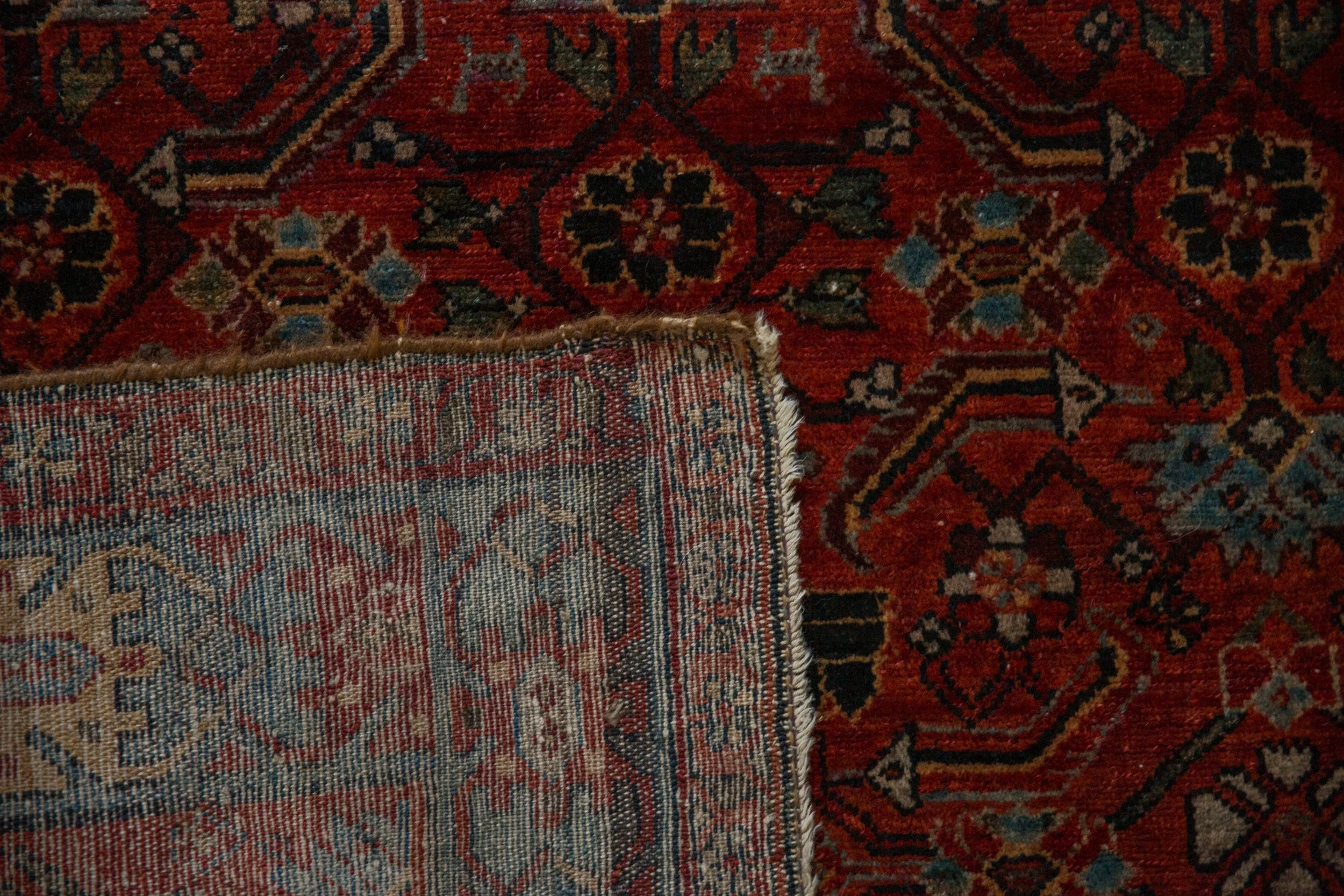 3.5x6.5 Vintage Fine Hamadan Rug - Image 8