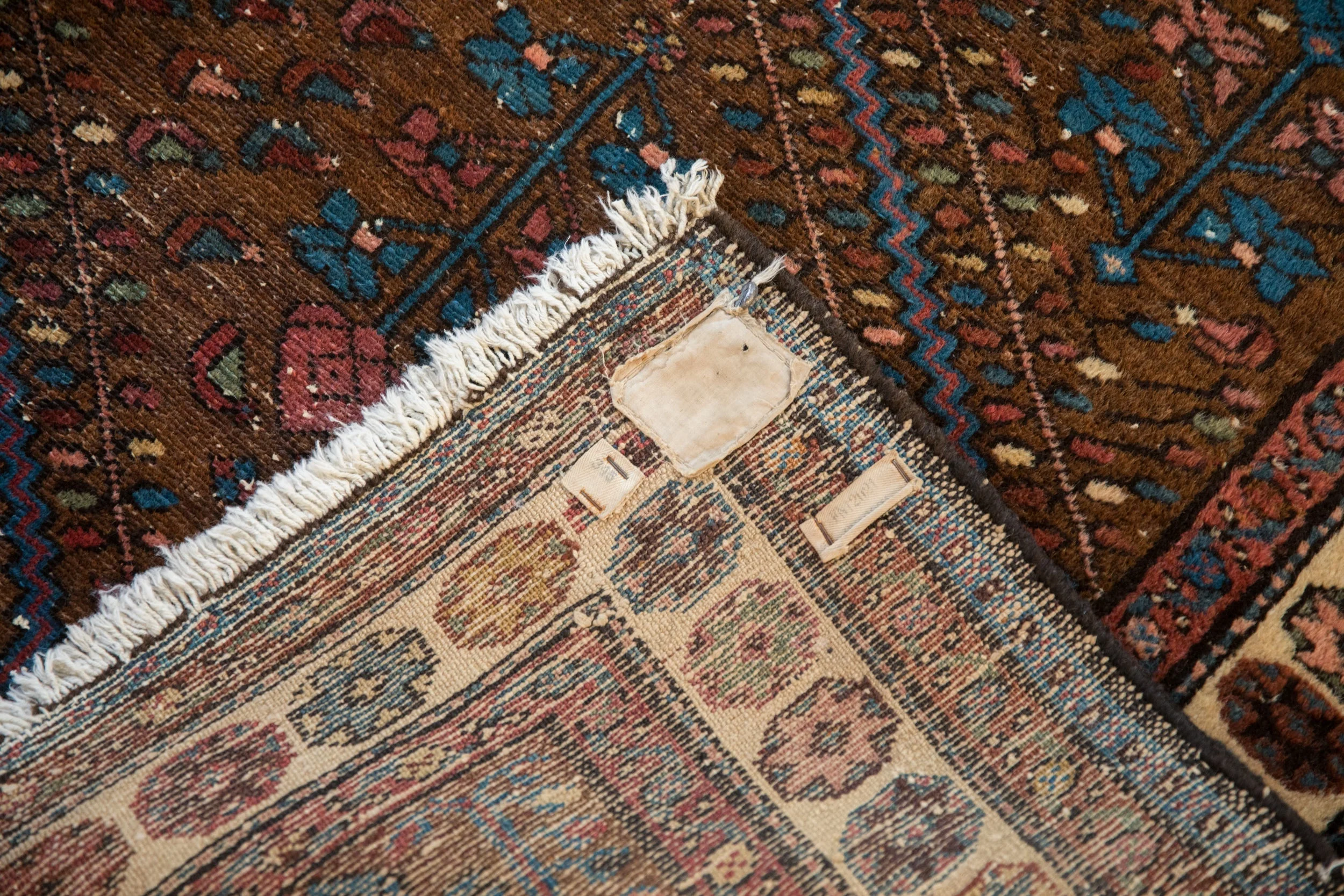 3.5x6.5 Vintage Kurdish Hamadan Rug - Image 13
