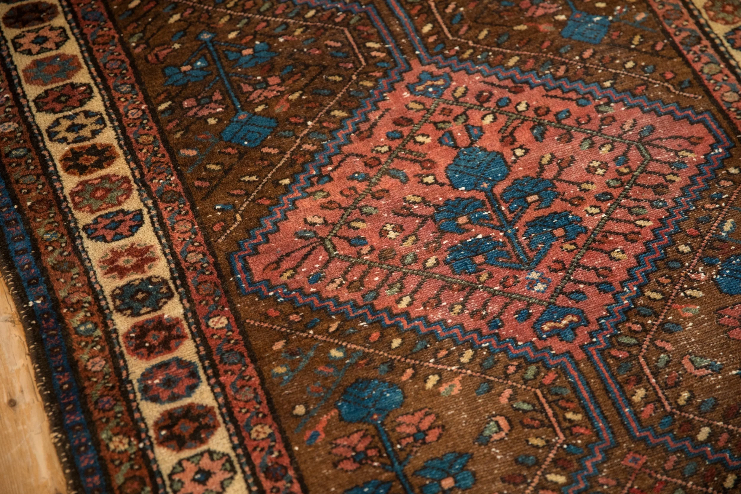 3.5x6.5 Vintage Kurdish Hamadan Rug - Image 6