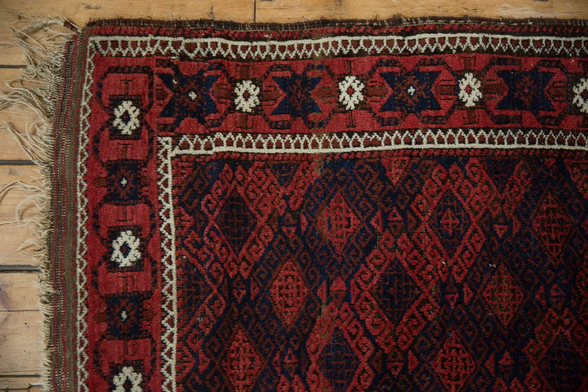 3.5x6 Antique Belouch Rug - Image 5