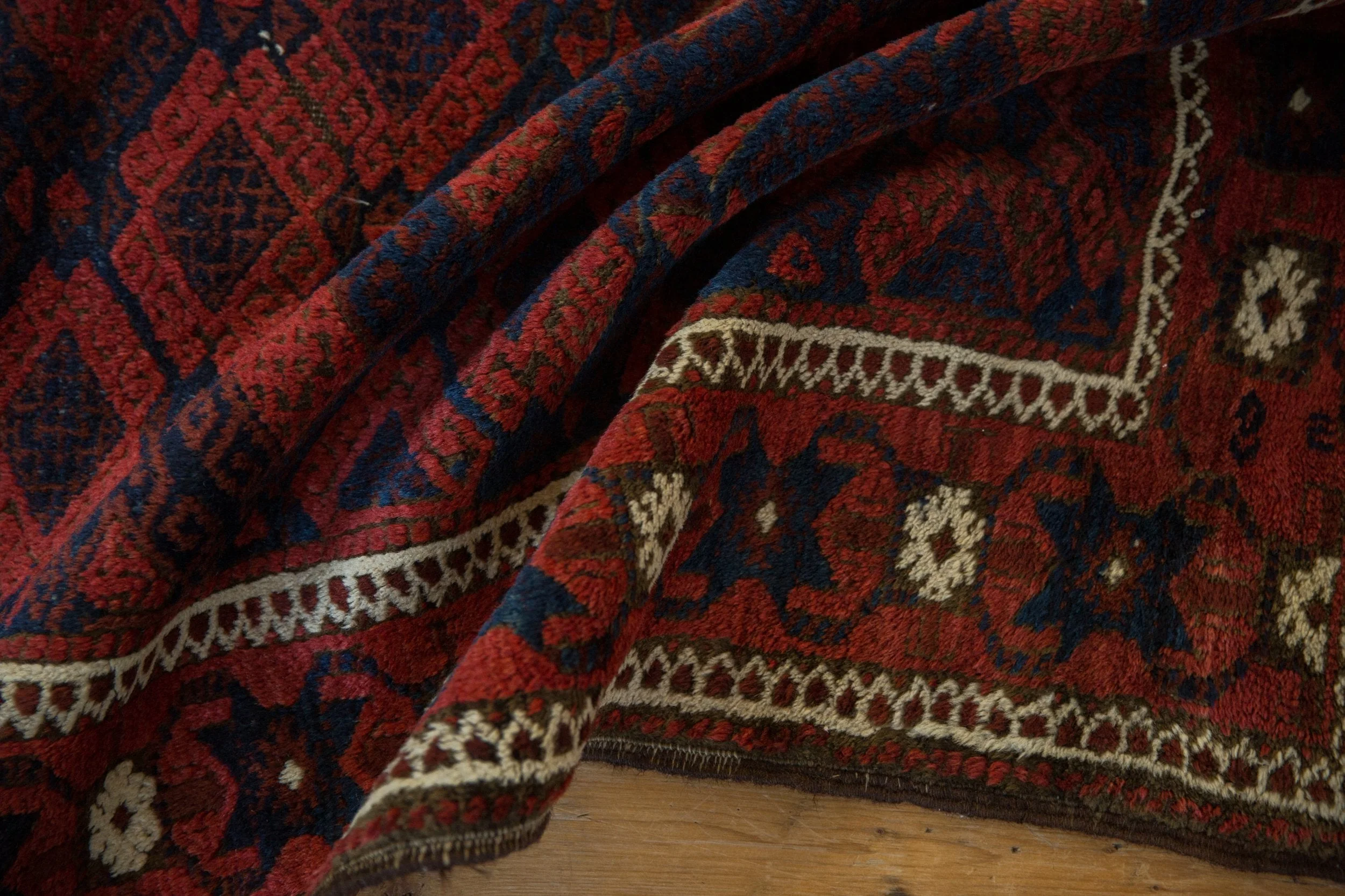 3.5x6 Antique Belouch Rug - Image 9