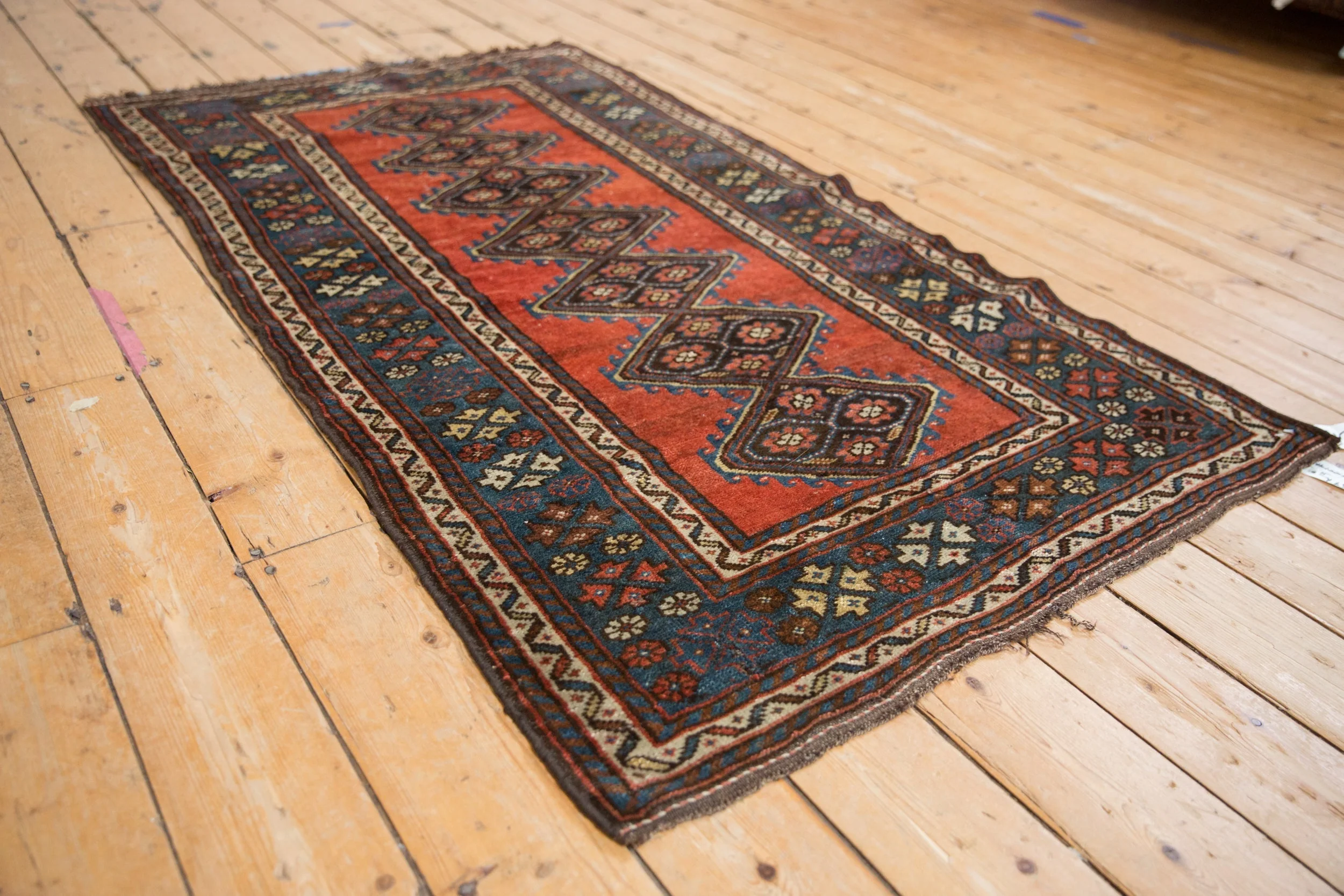 3.5x6 Antique Kurdish Rug - Image 4