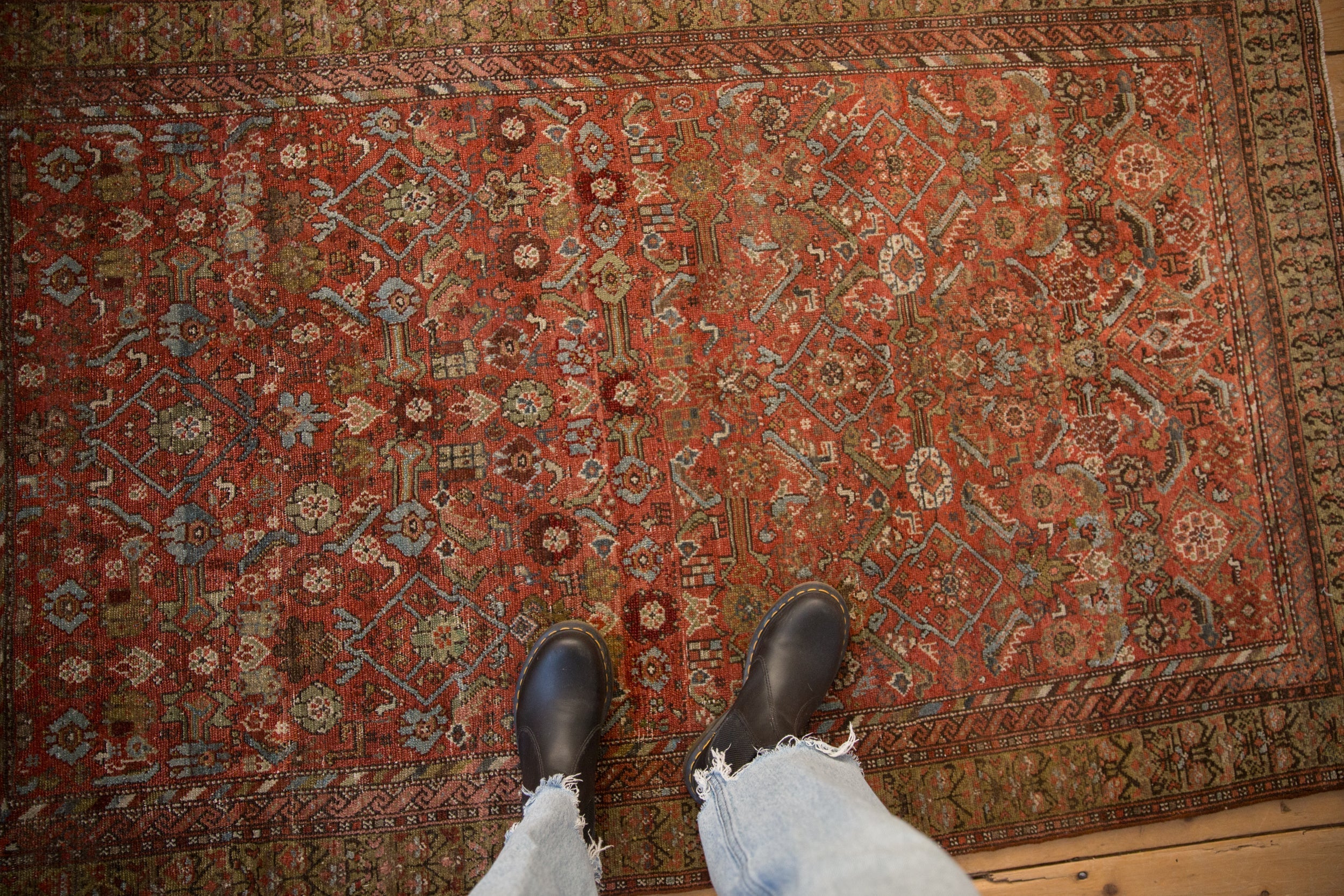 3.5x6 Antique Malayer Rug - Image 2
