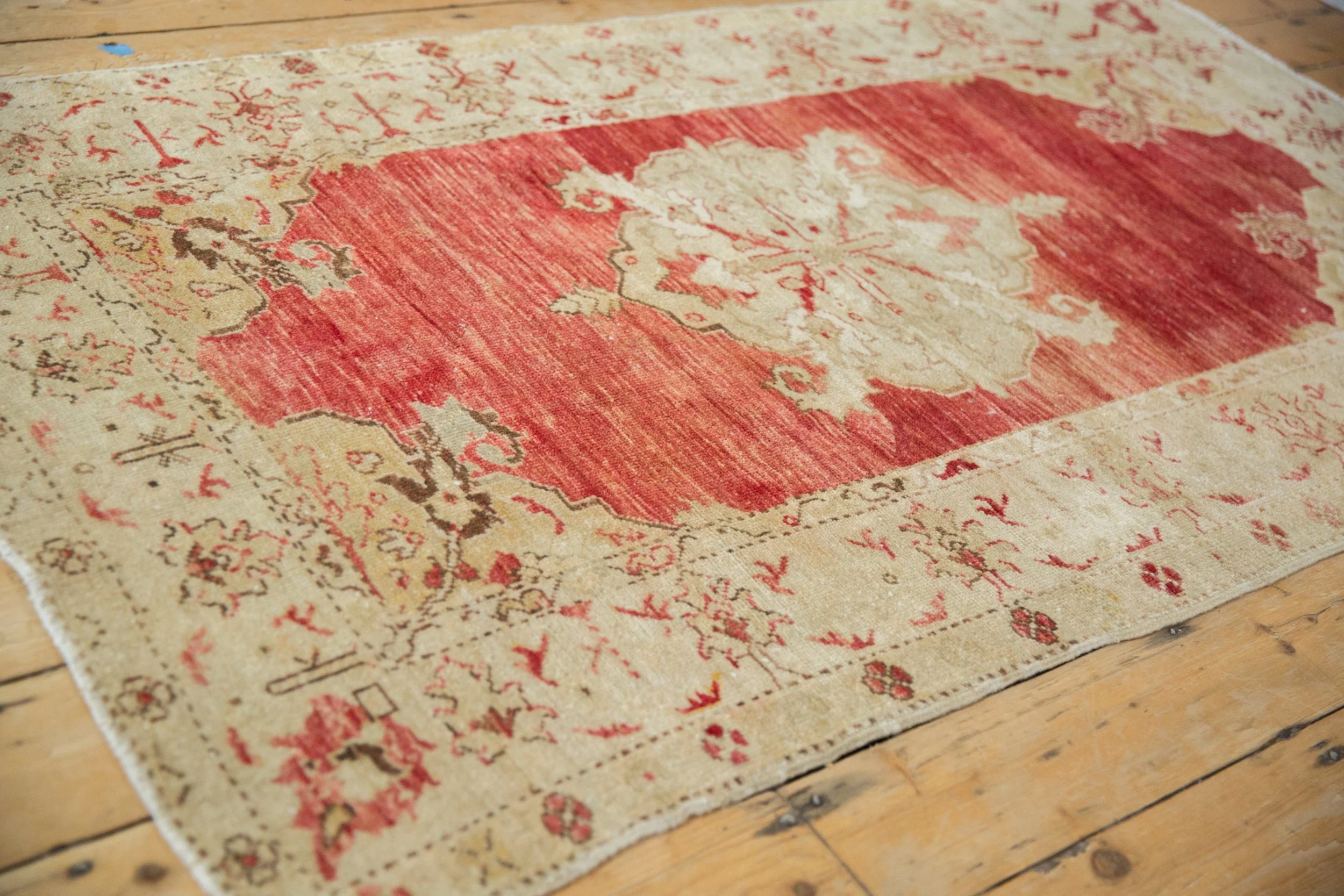 3.5x6 Vintage Distressed Anatolian Rug - Image 5