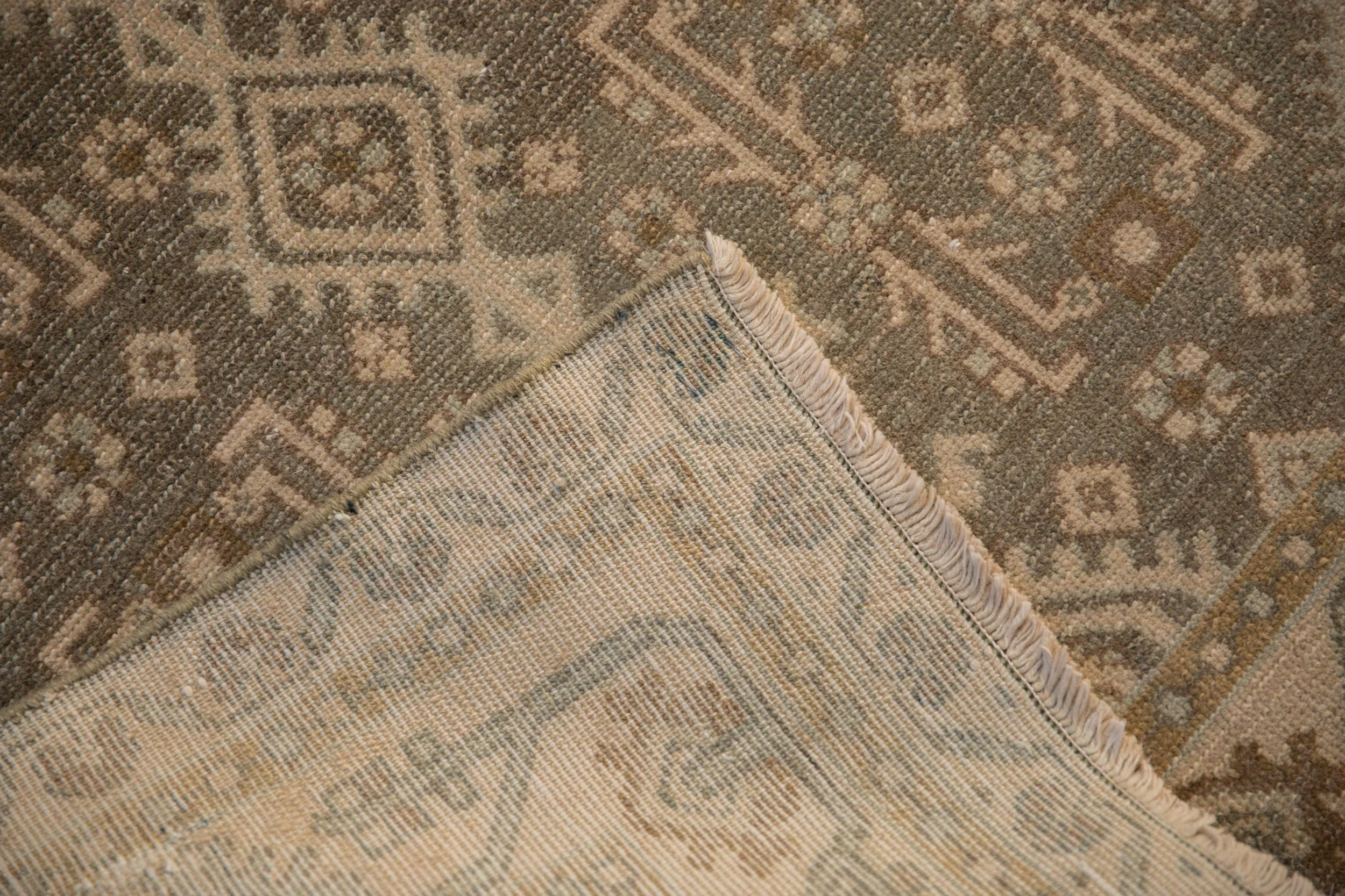 3.5x6 Vintage Distressed Hamadan Rug - Image 13