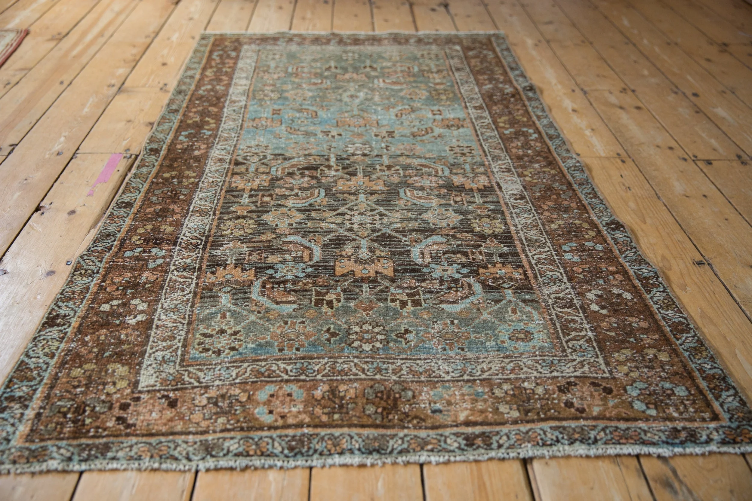 3.5x6 Vintage Distressed Malayer Rug - Image 6