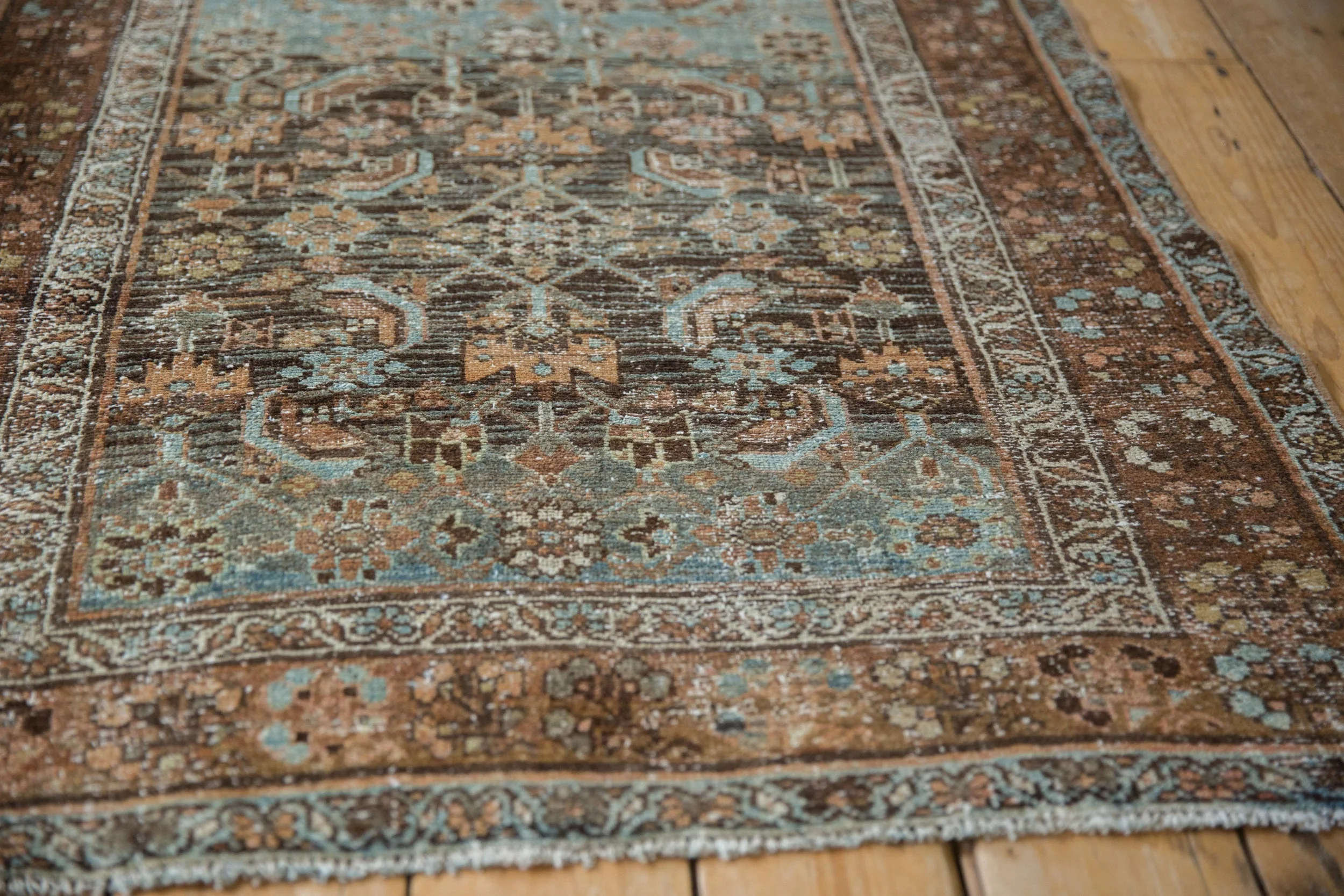 3.5x6 Vintage Distressed Malayer Rug - Image 7