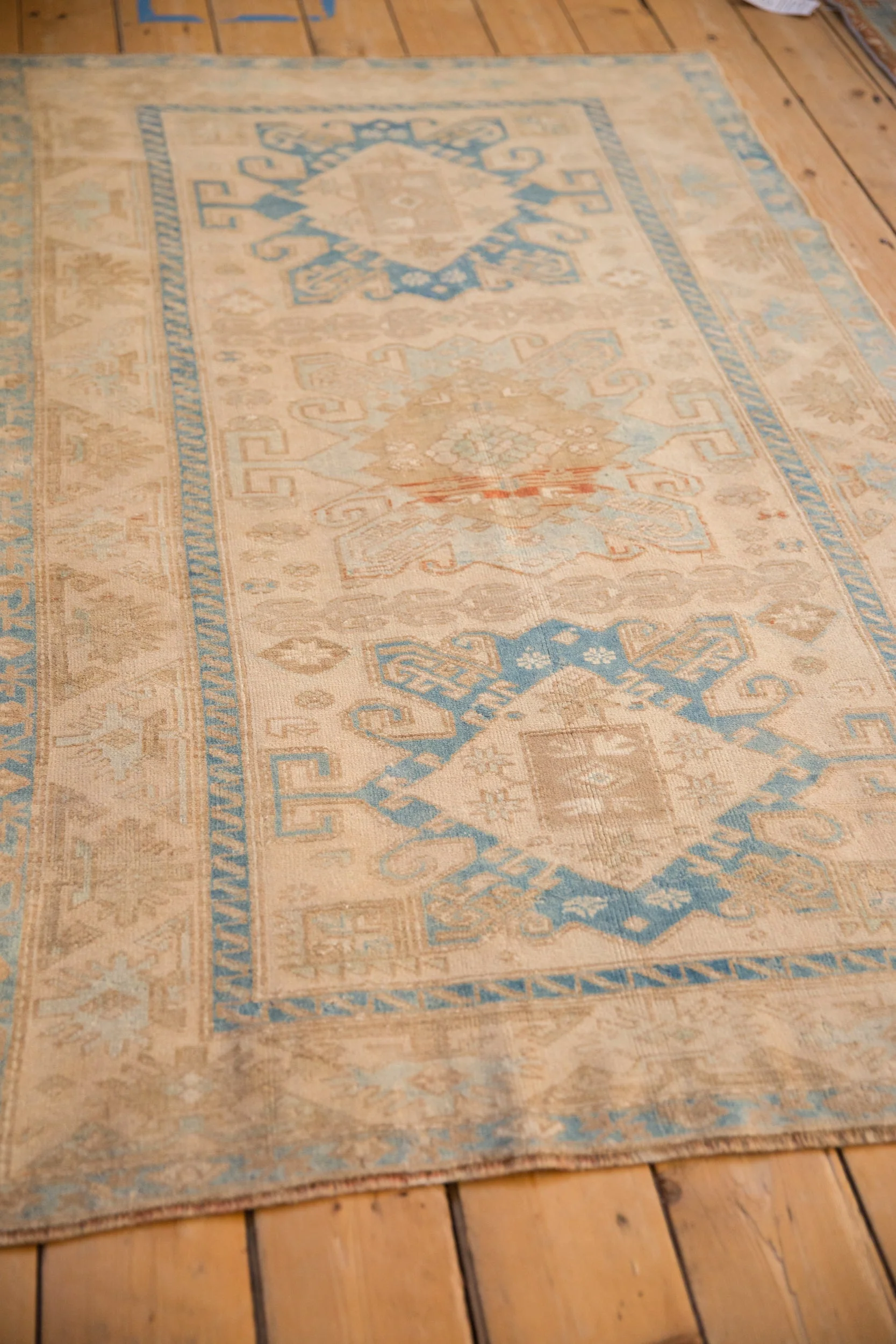3.5x6 Vintage Distressed Malayer Rug - Image 4
