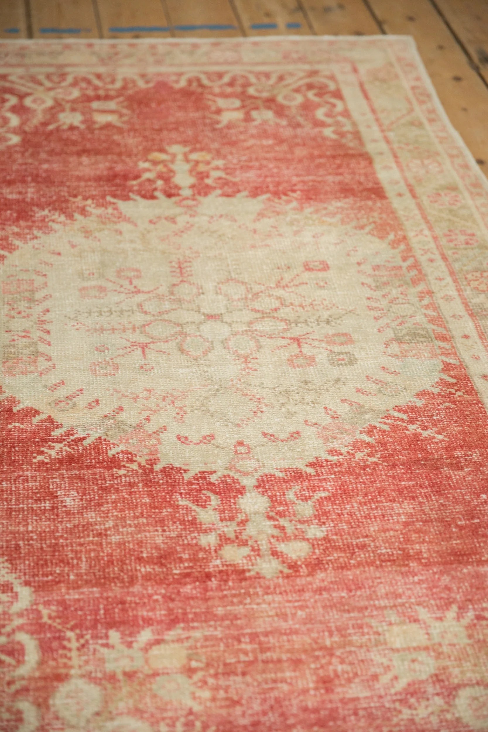3.5x6 Vintage Distressed Oushak Rug - Image 5