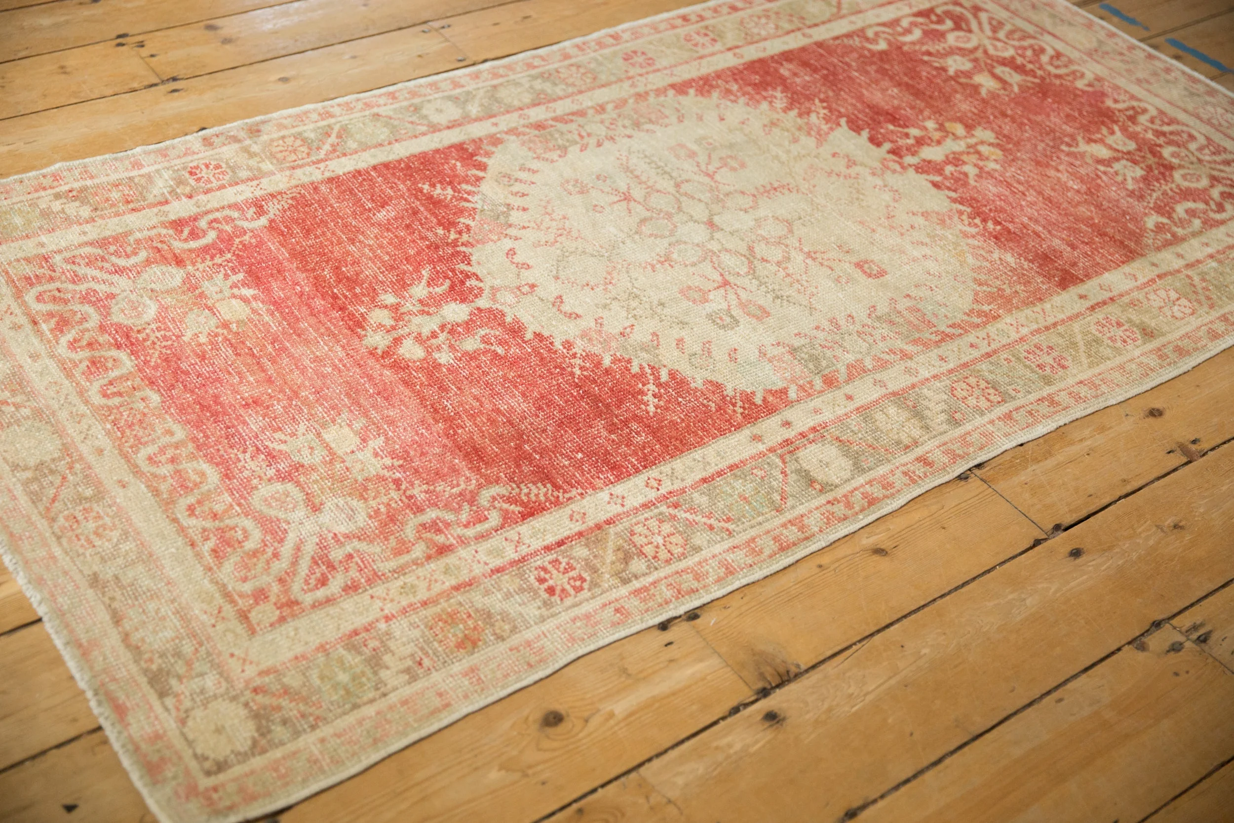 3.5x6 Vintage Distressed Oushak Rug - Image 6
