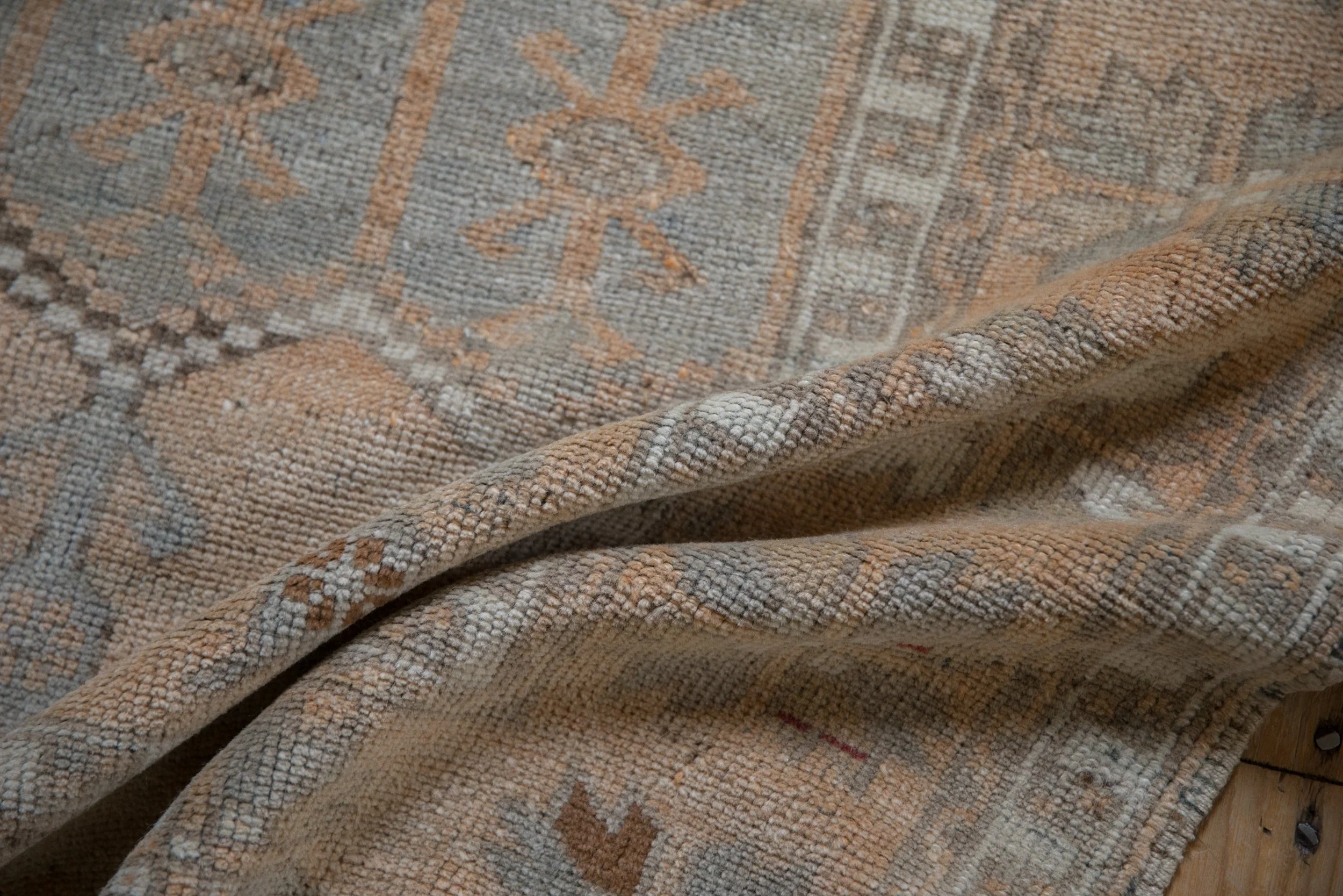 3.5x6 Vintage Distressed Oushak Rug - Image 10