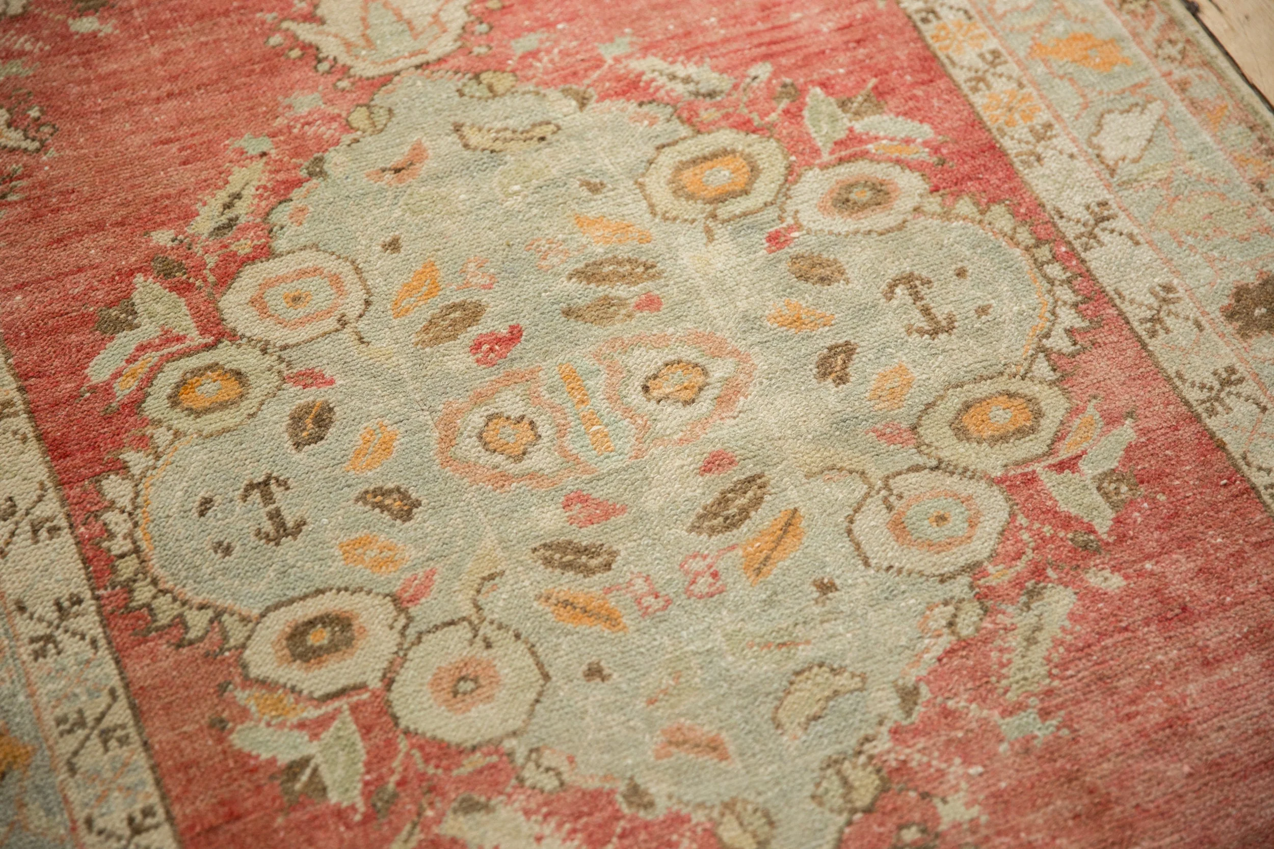 3.5x6 Vintage Distressed Oushak Rug - Image 8