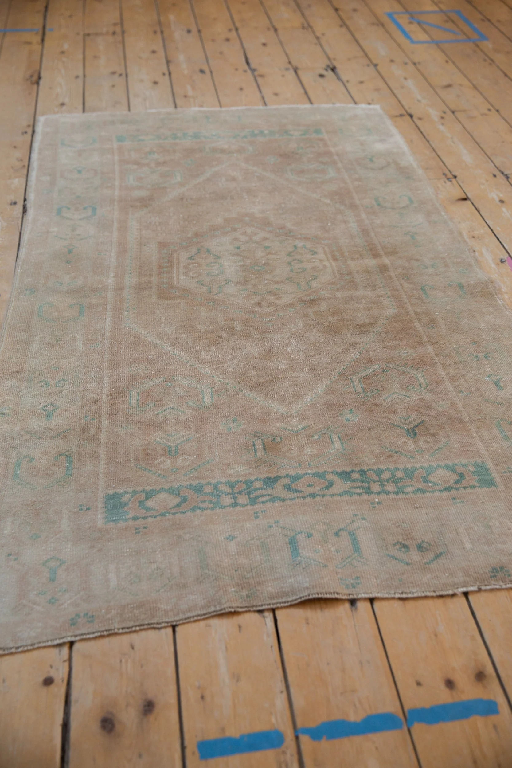 3.5x6 Vintage Distressed Oushak Rug - Image 3