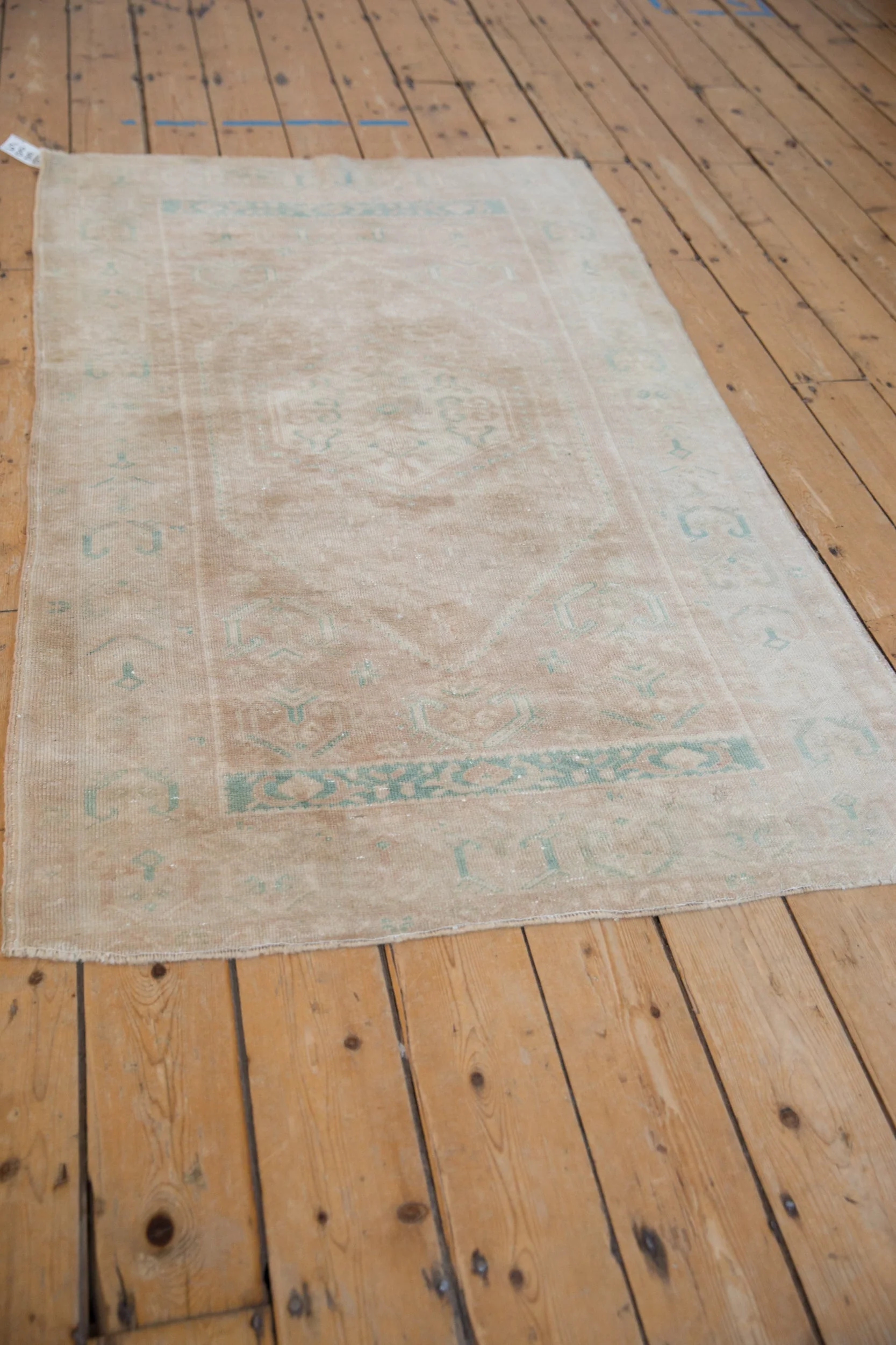 3.5x6 Vintage Distressed Oushak Rug - Image 6