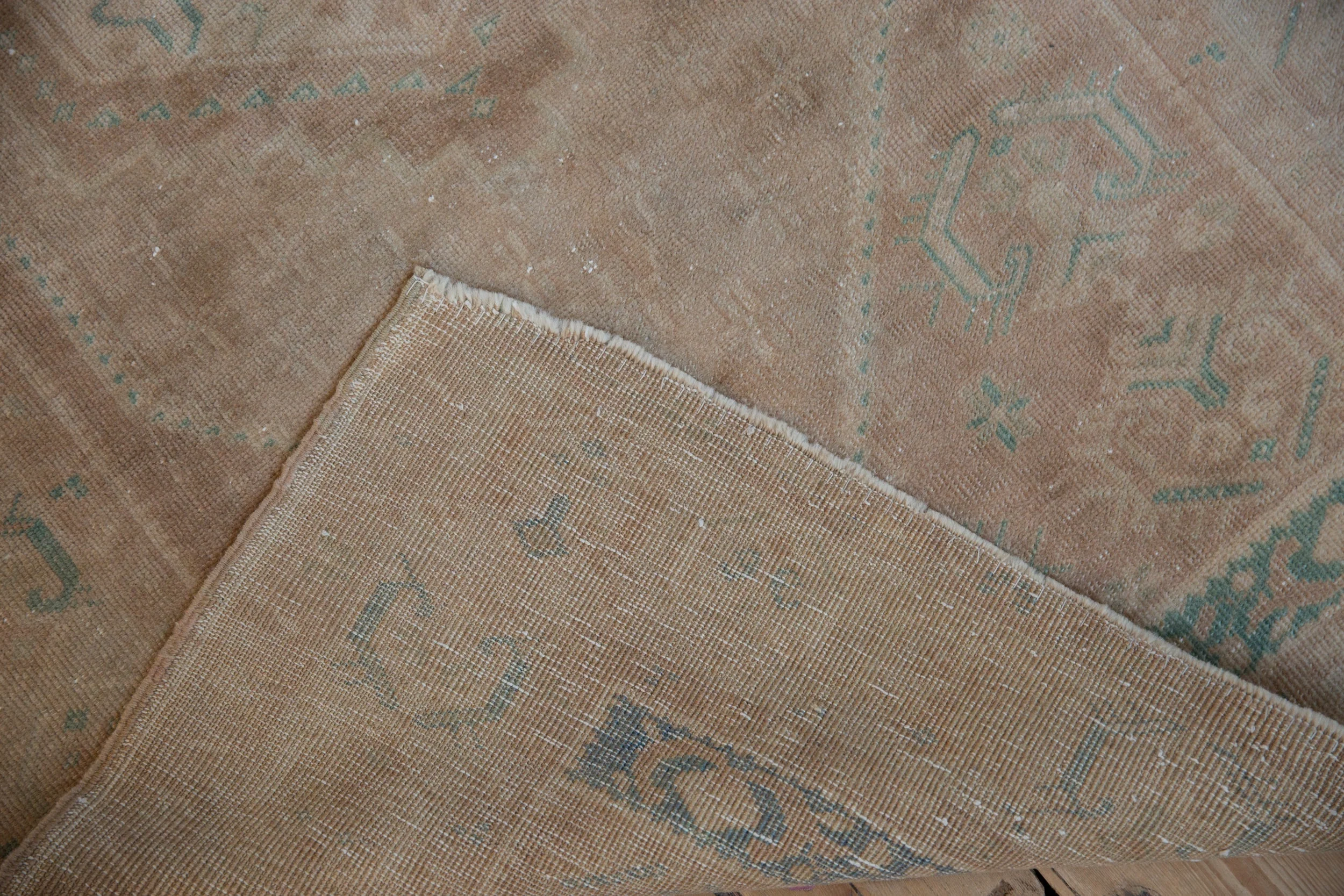 3.5x6 Vintage Distressed Oushak Rug - Image 8