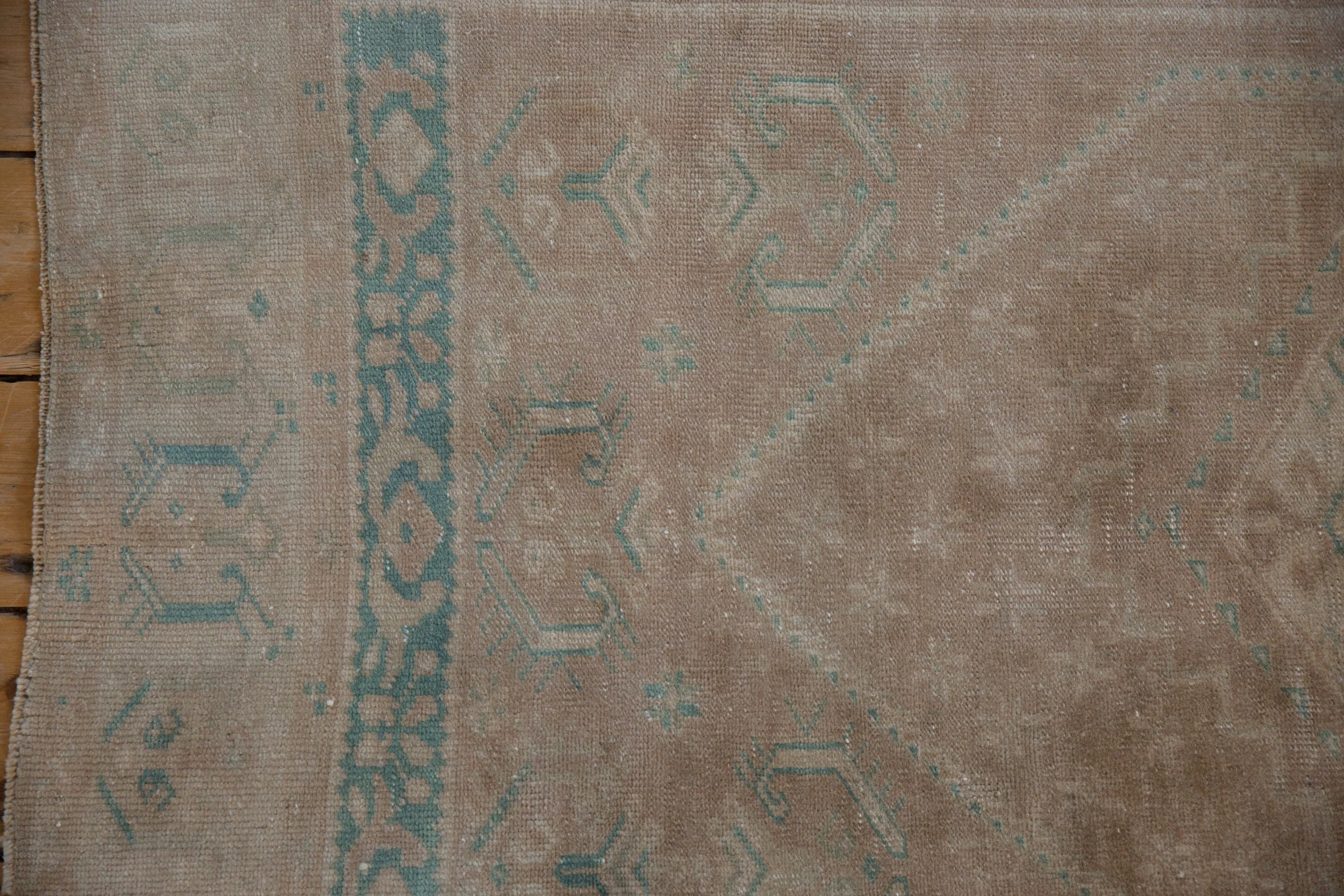 3.5x6 Vintage Distressed Oushak Rug - Image 9