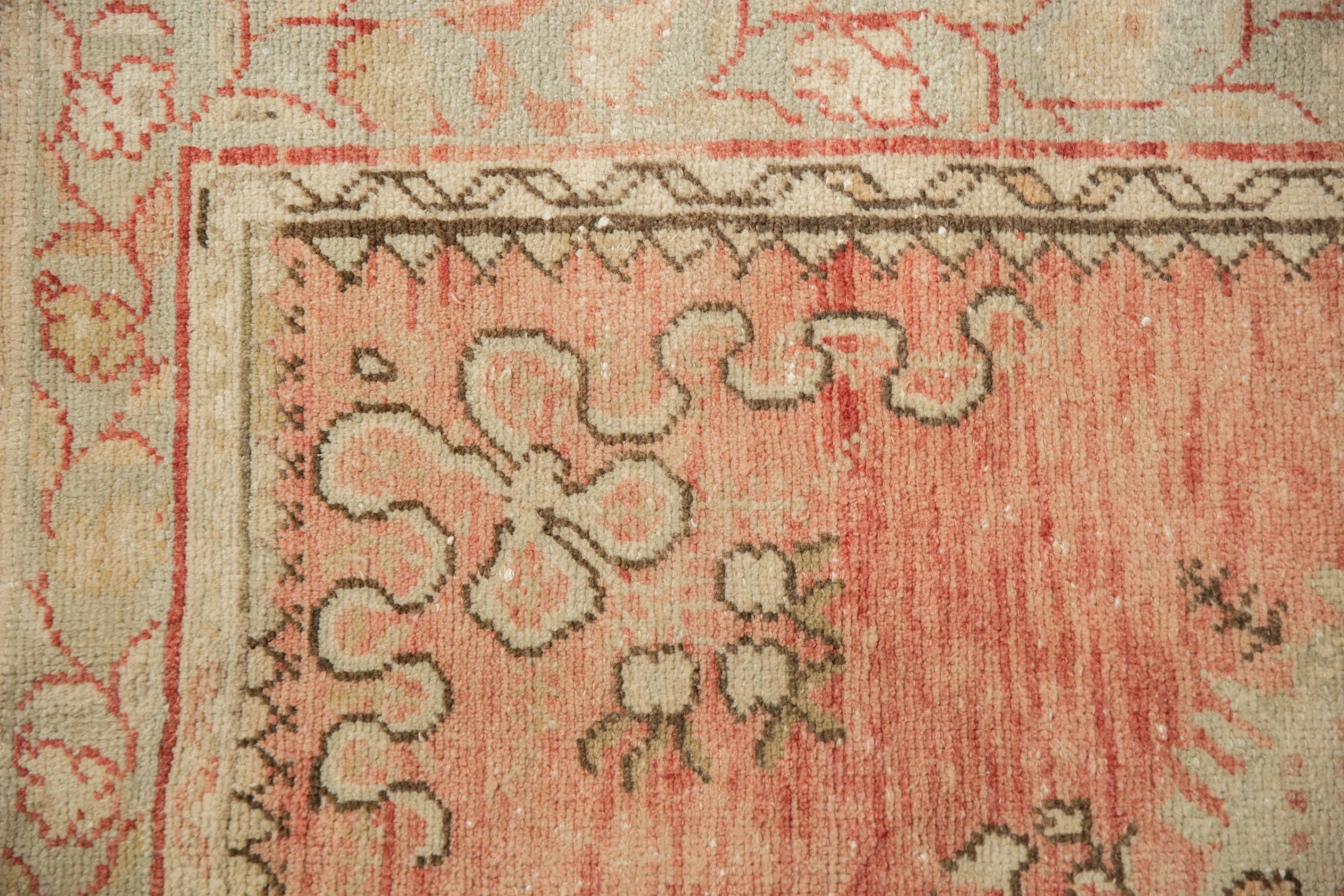 3.5x6 Vintage Distressed Oushak Rug - Image 3