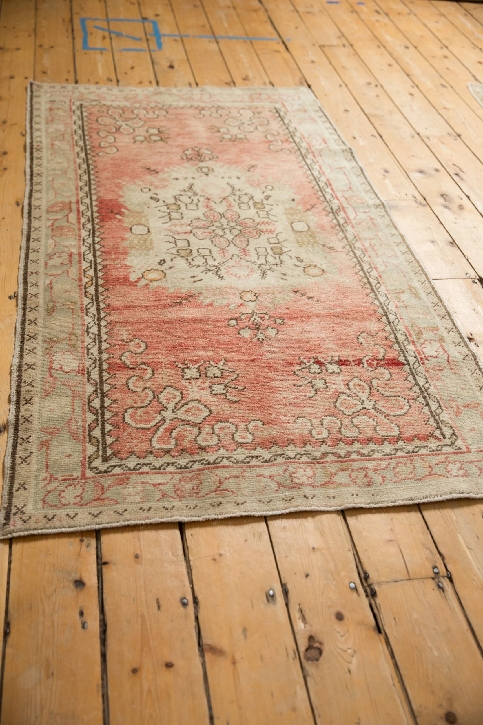 3.5x6 Vintage Distressed Oushak Rug - Image 6