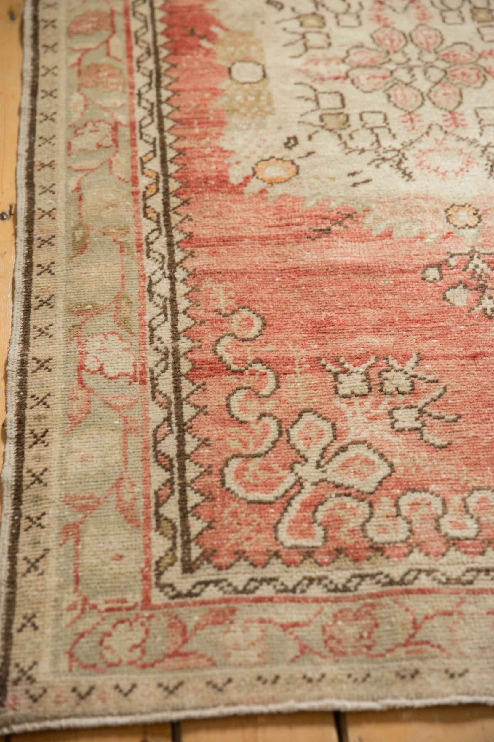 3.5x6 Vintage Distressed Oushak Rug - Image 7