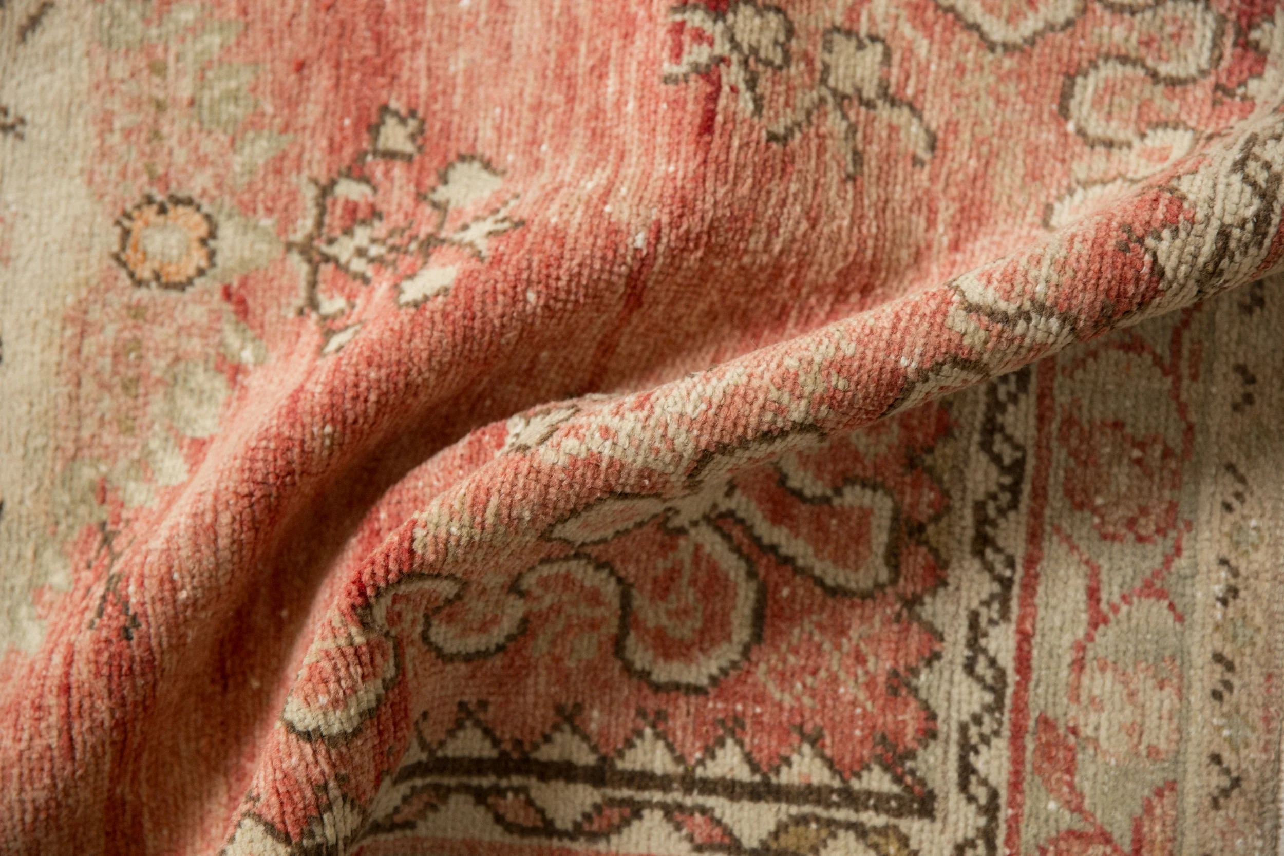 3.5x6 Vintage Distressed Oushak Rug - Image 8