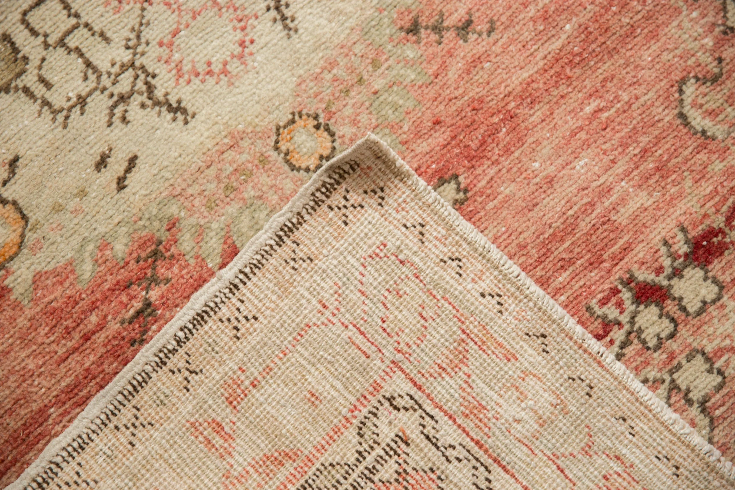 3.5x6 Vintage Distressed Oushak Rug - Image 9