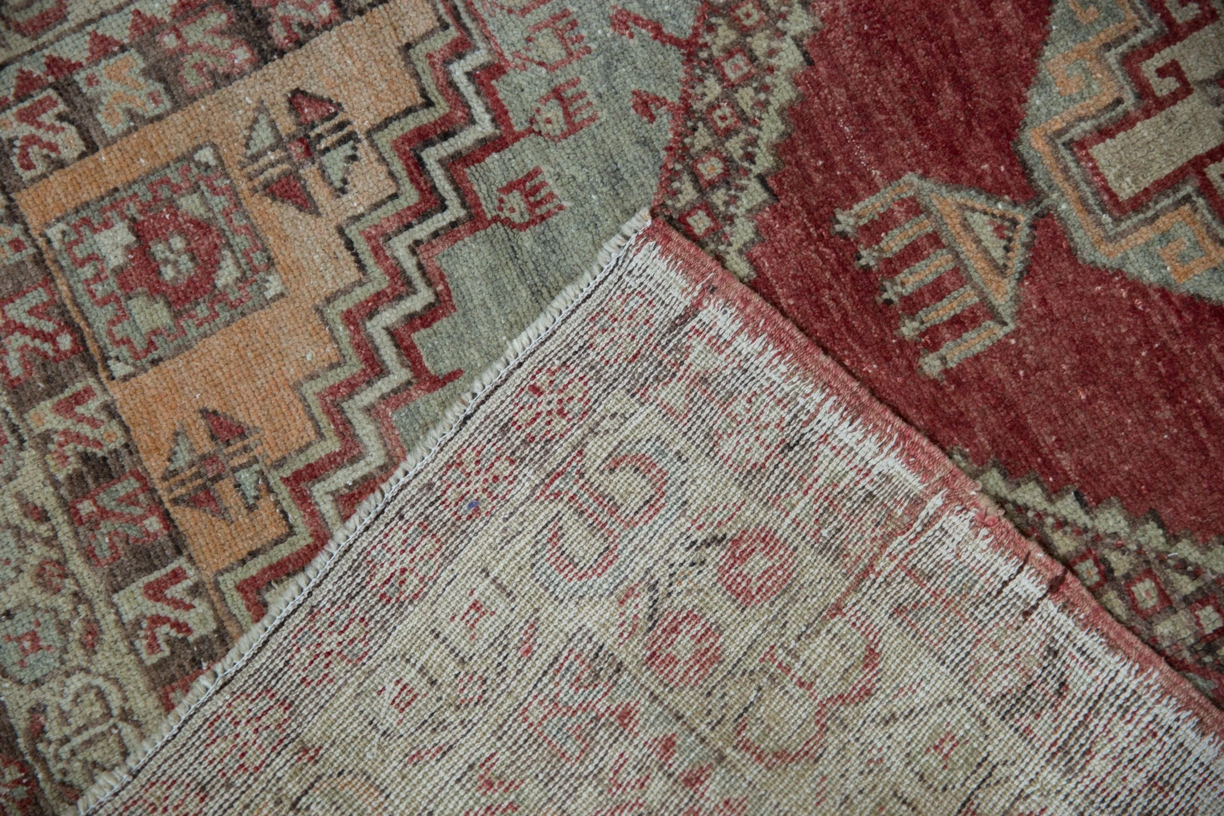 3.5x6 Vintage Distressed Oushak Rug - Image 10