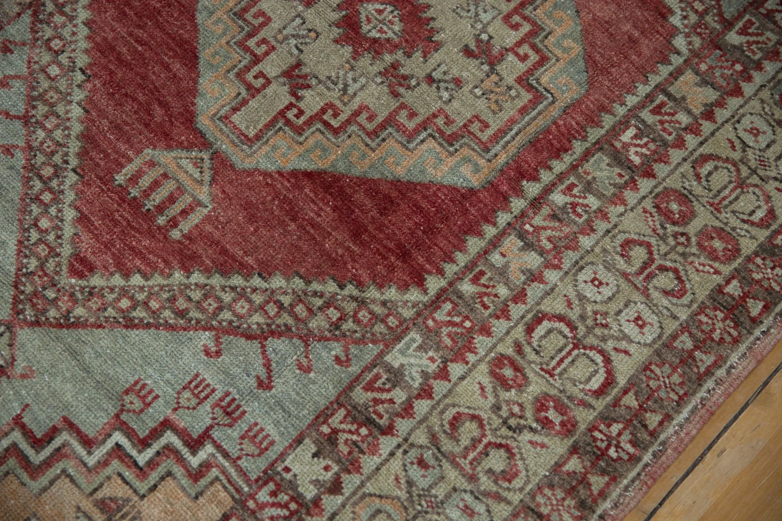 3.5x6 Vintage Distressed Oushak Rug - Image 8