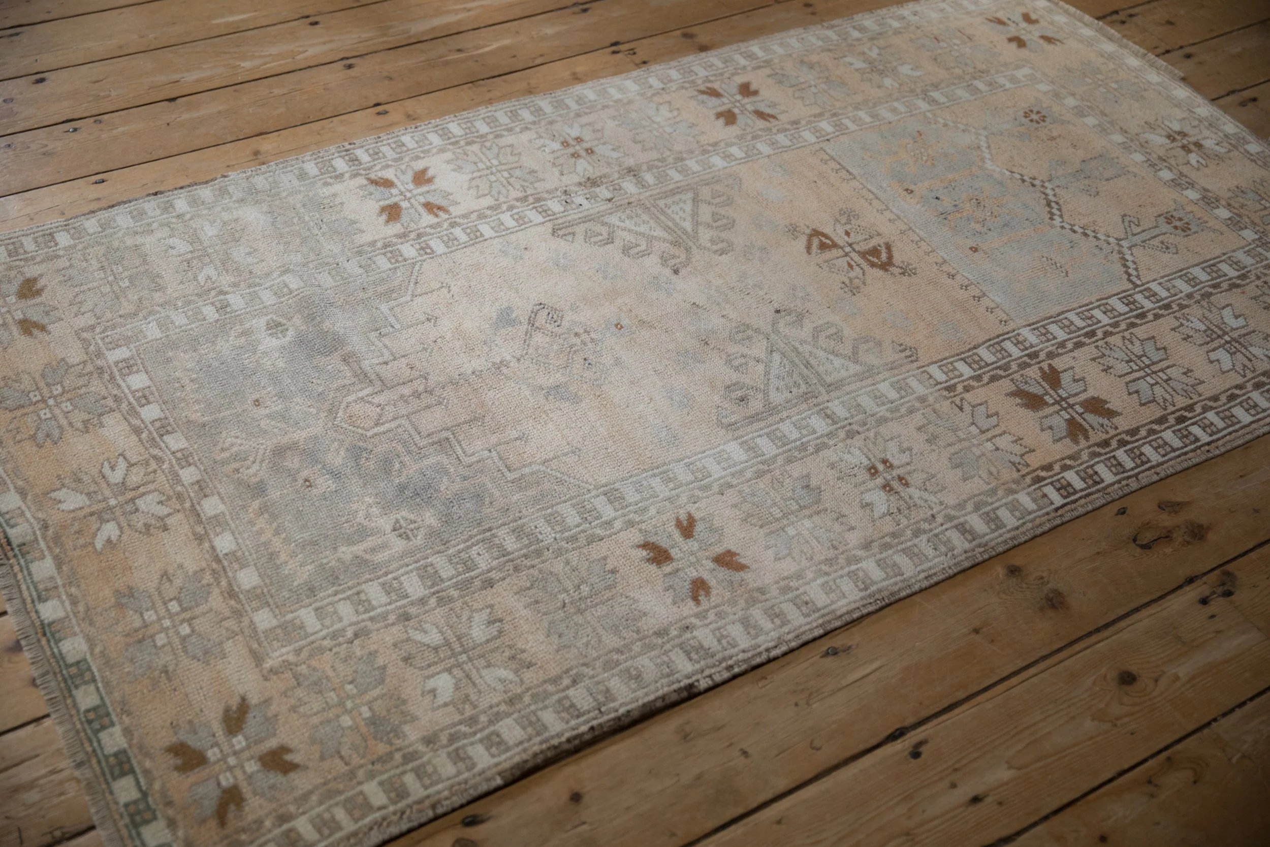 3.5x6 Vintage Distressed Oushak Rug - Image 6