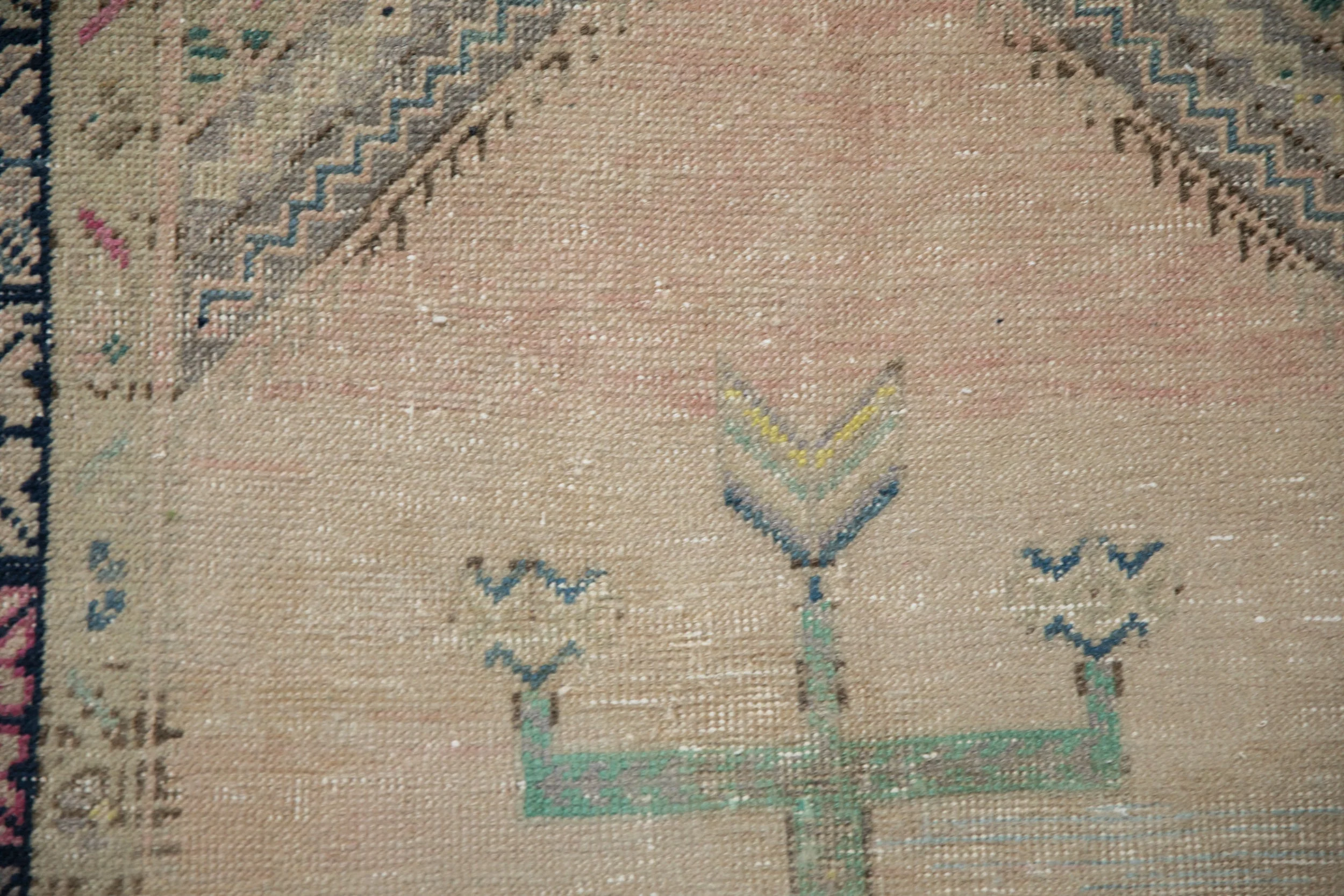 3.5x6 Vintage Distressed Oushak Rug - Image 10