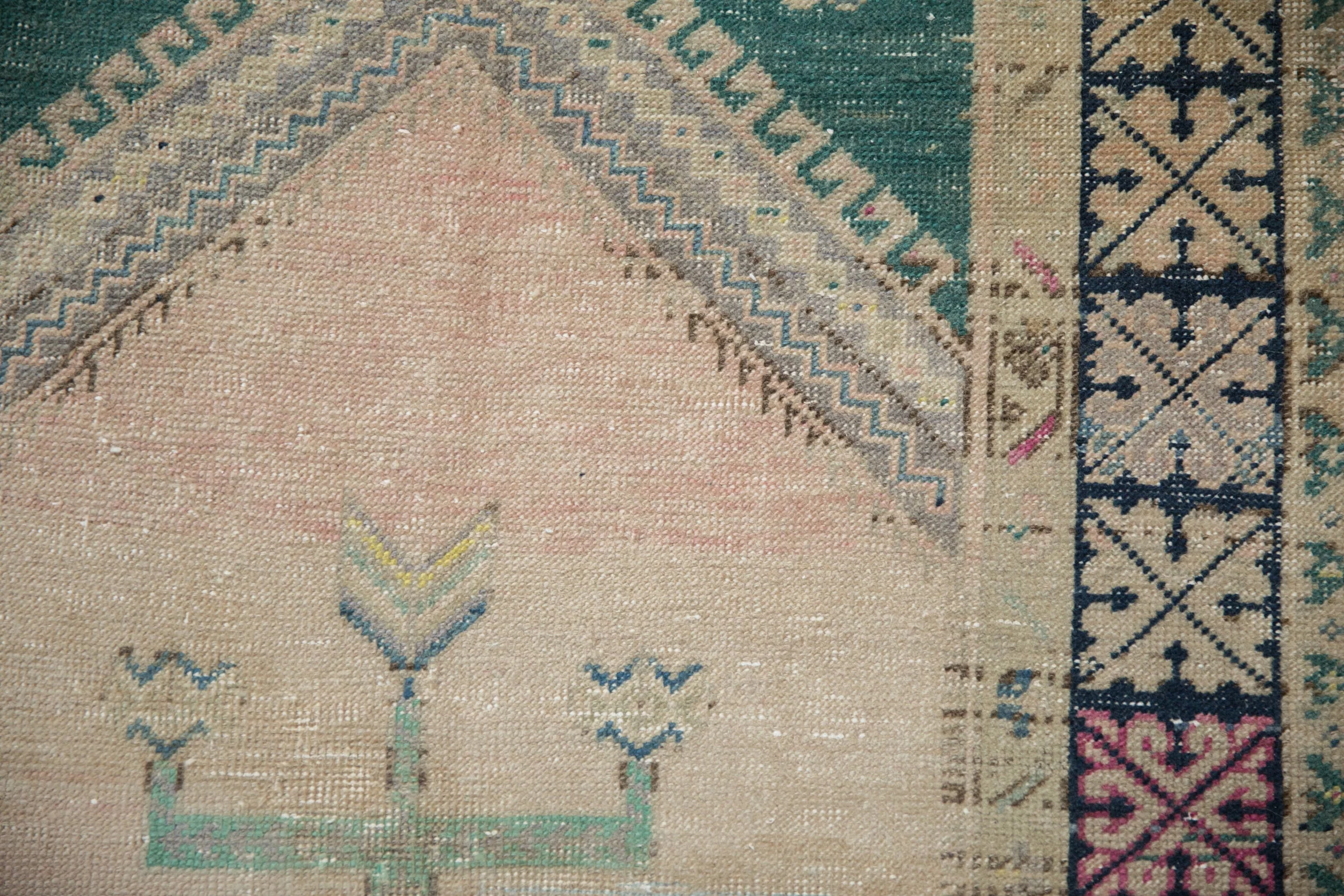 3.5x6 Vintage Distressed Oushak Rug - Image 3