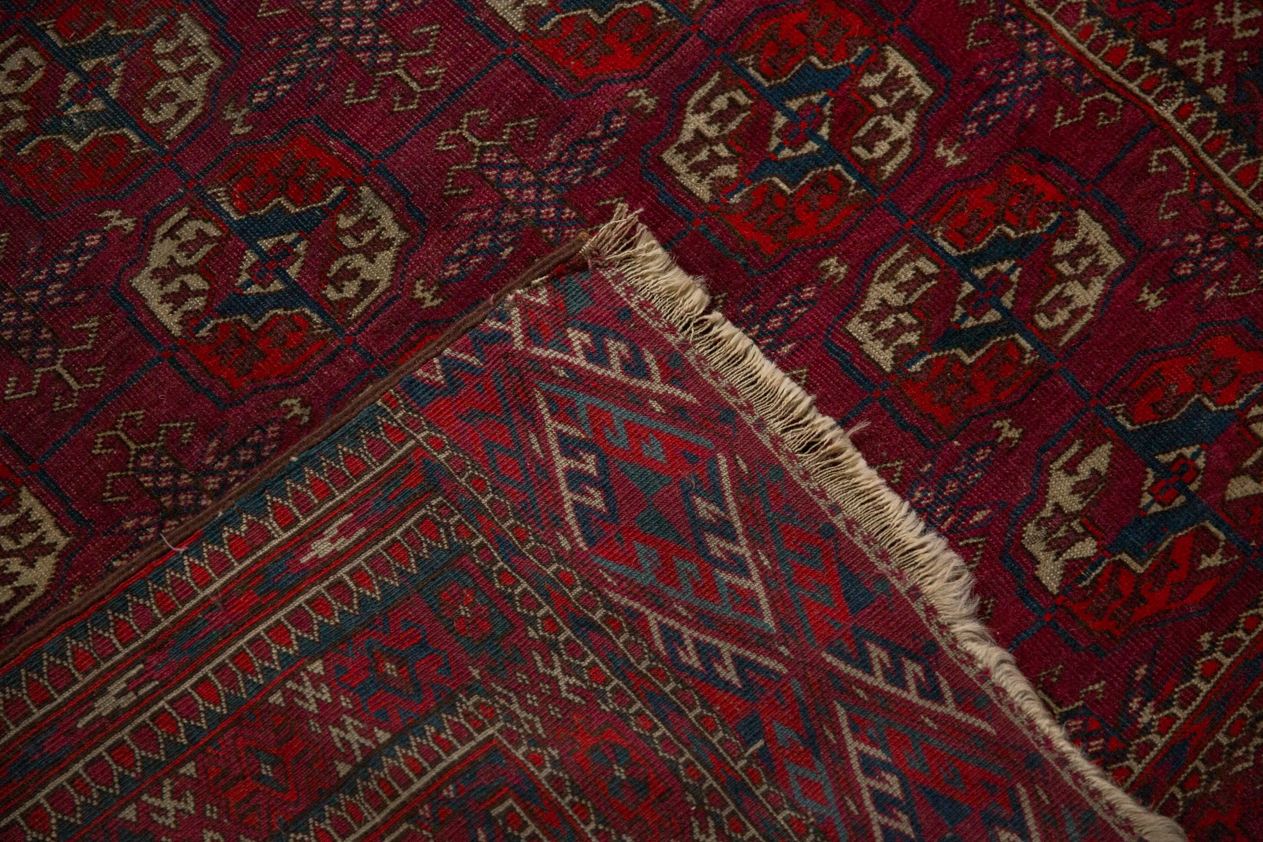 3.5x6 Vintage Tekke Rug - Image 10