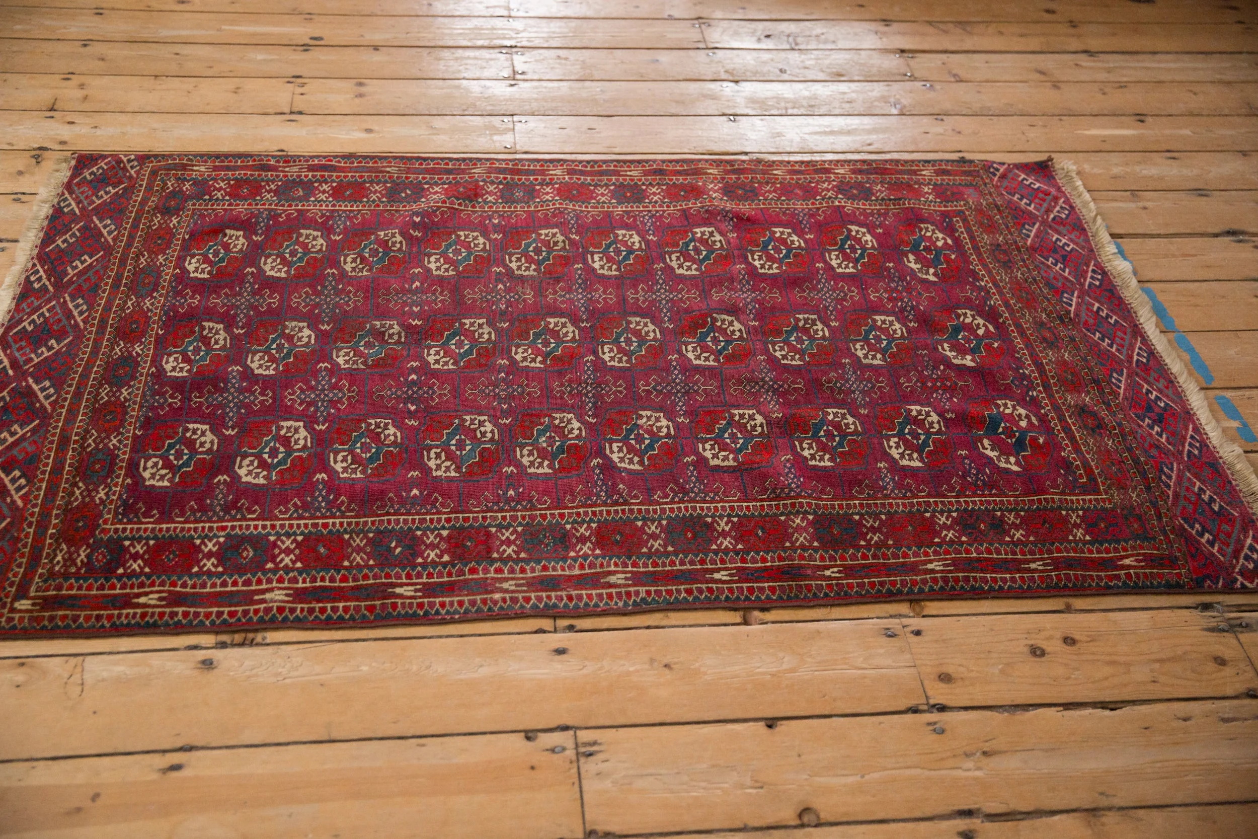 3.5x6 Vintage Tekke Rug - Image 8
