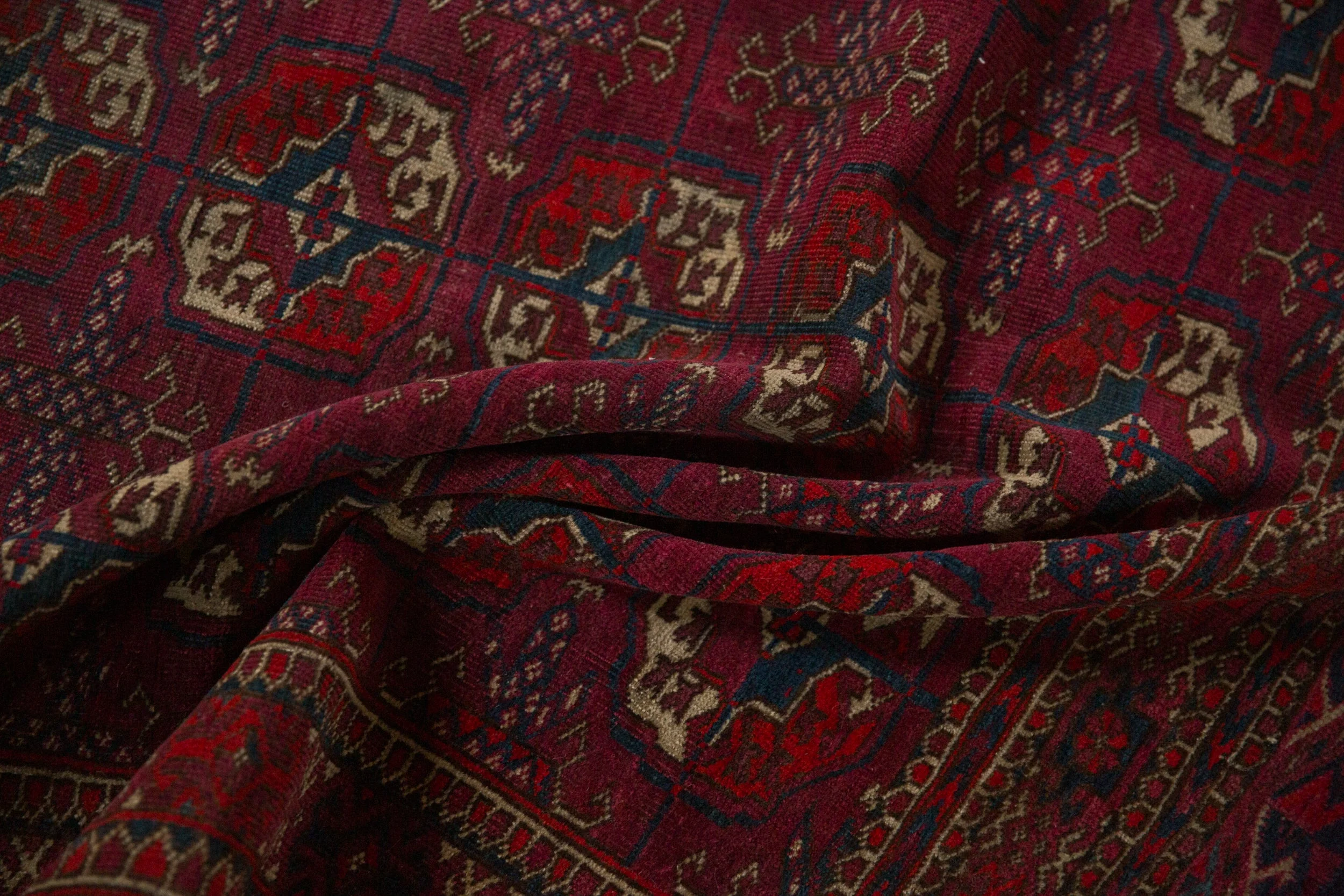 3.5x6 Vintage Tekke Rug - Image 9