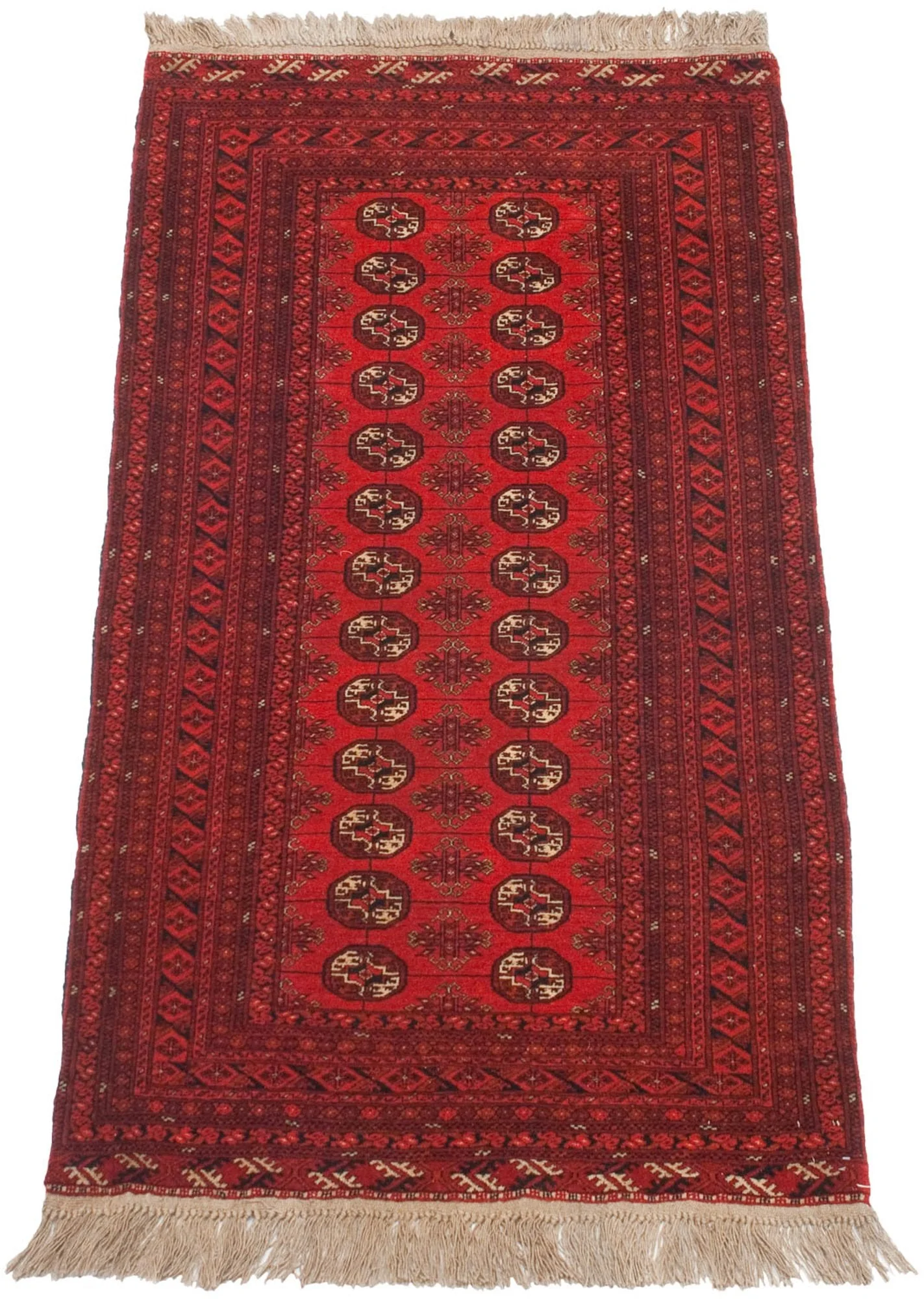 3.5x7 Vintage Daulatabad Rug Runner - Image 4