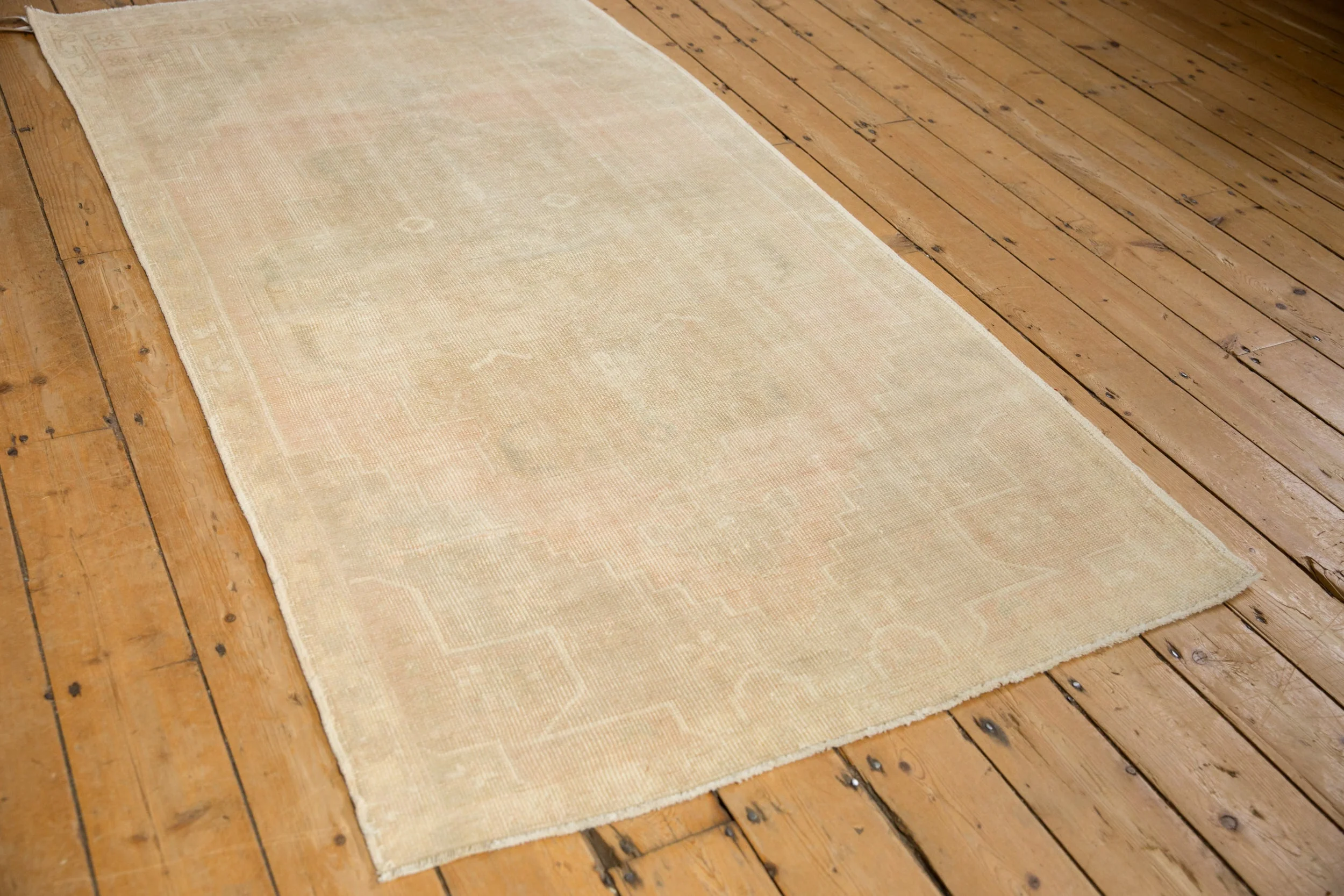 3.5x7 Vintage Distressed Oushak Rug Runner - Image 4