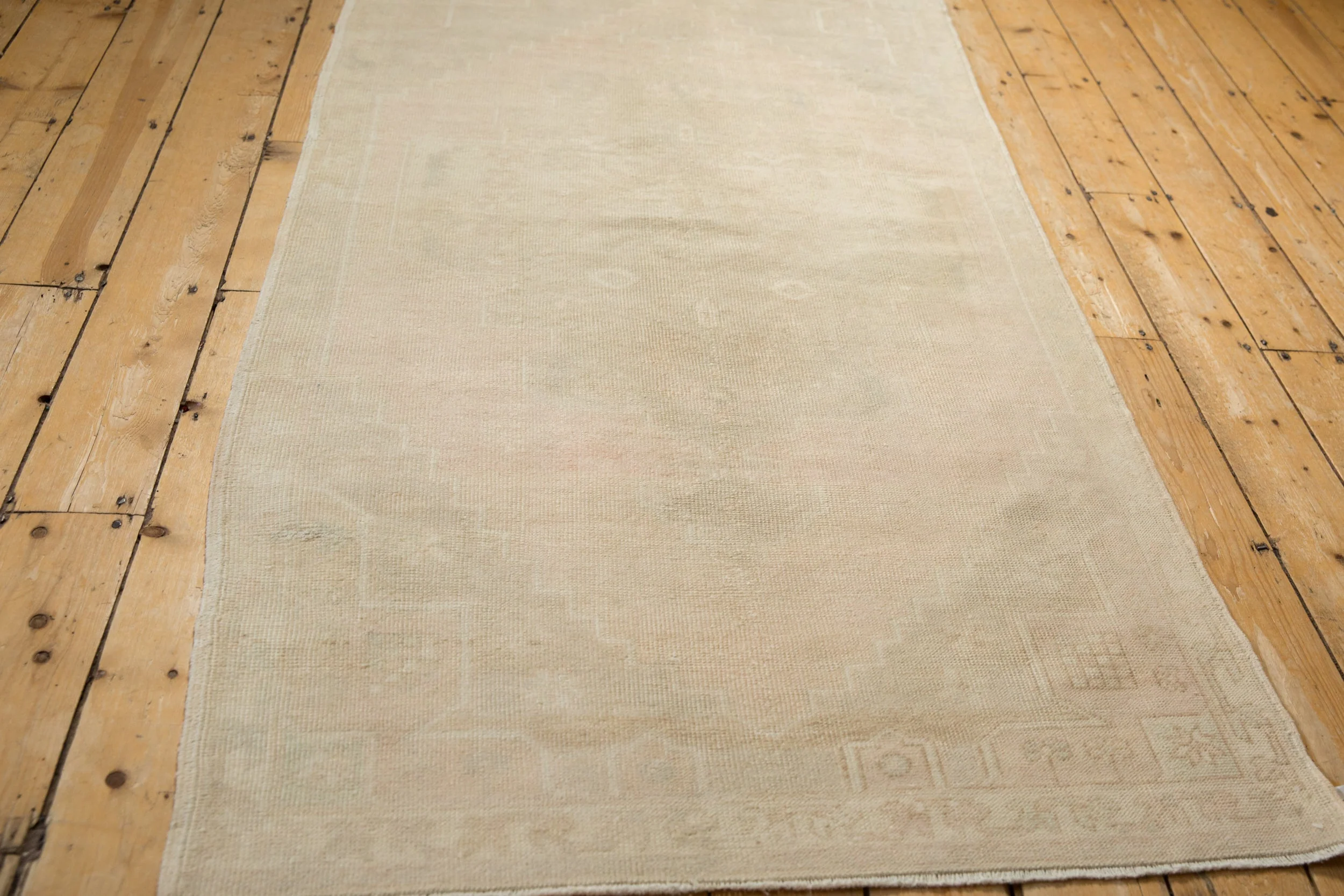 3.5x7 Vintage Distressed Oushak Rug Runner - Image 8
