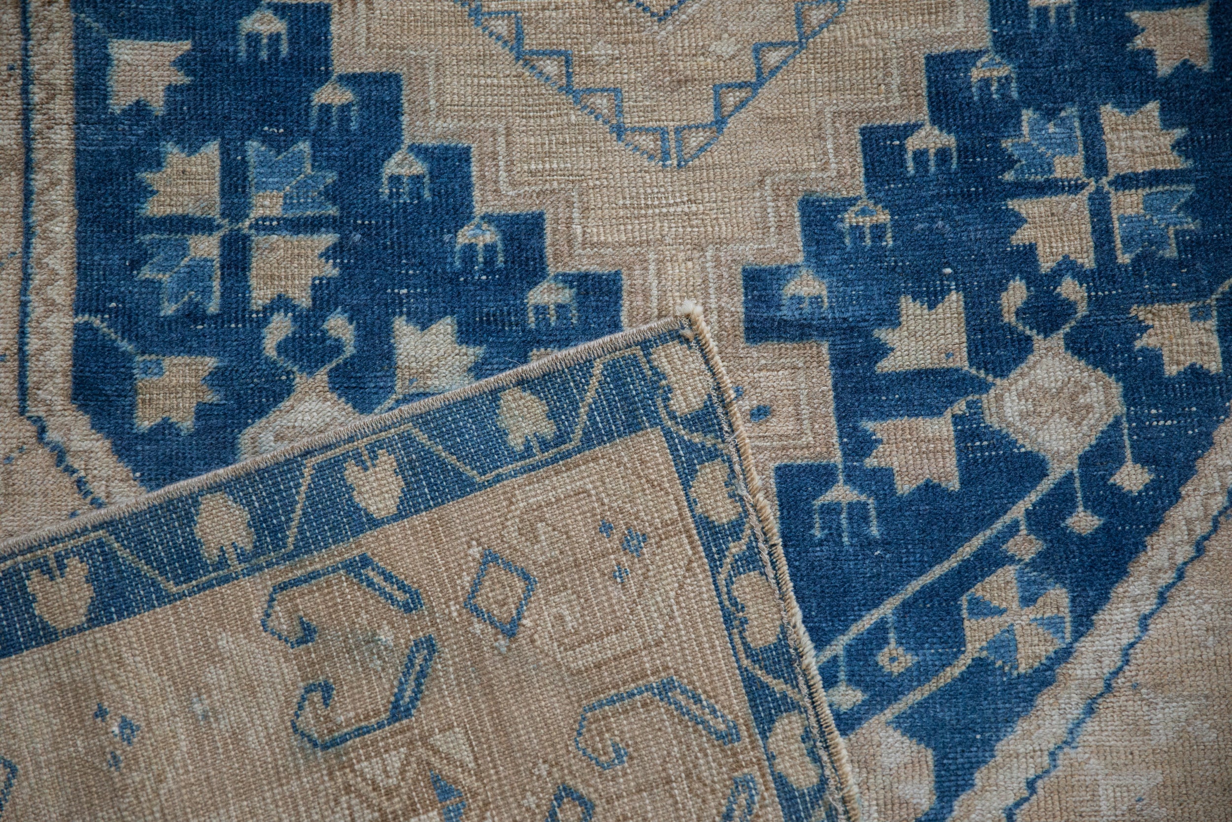 3.5x7 Vintage Distressed Oushak Rug Runner - Image 11